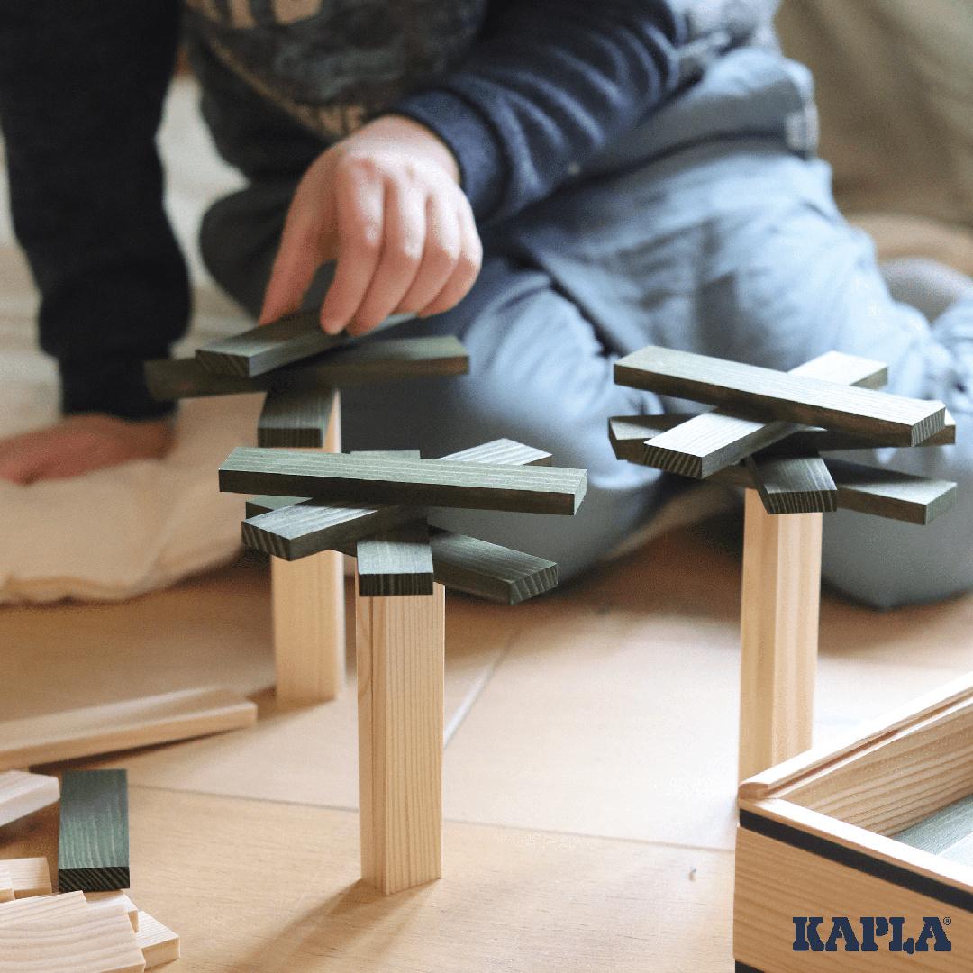 Produktbild KAPLA - Holzbausteine, grün, 40er Box 3 von 3