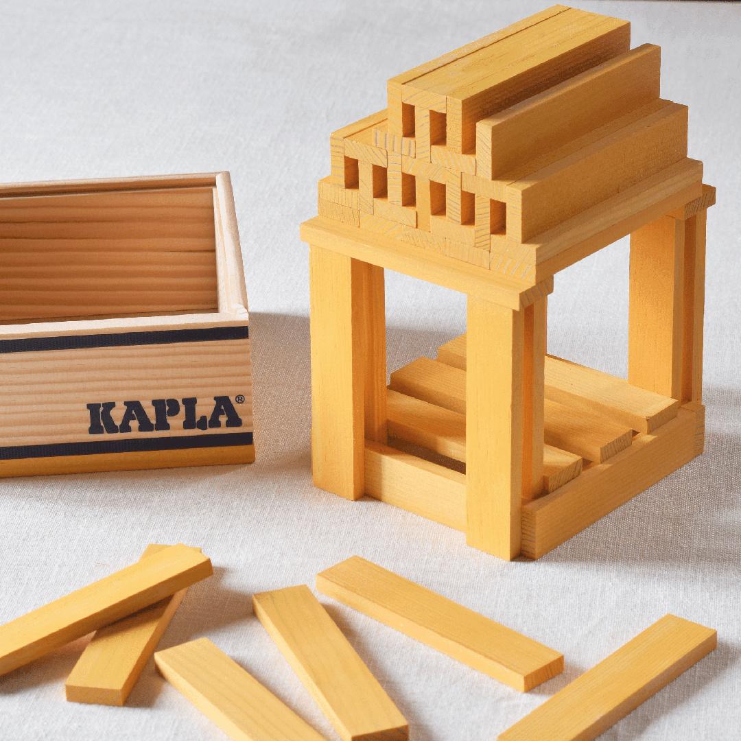 Produktbild KAPLA - Holzbausteine, gelb, 40er Box 2 von 3