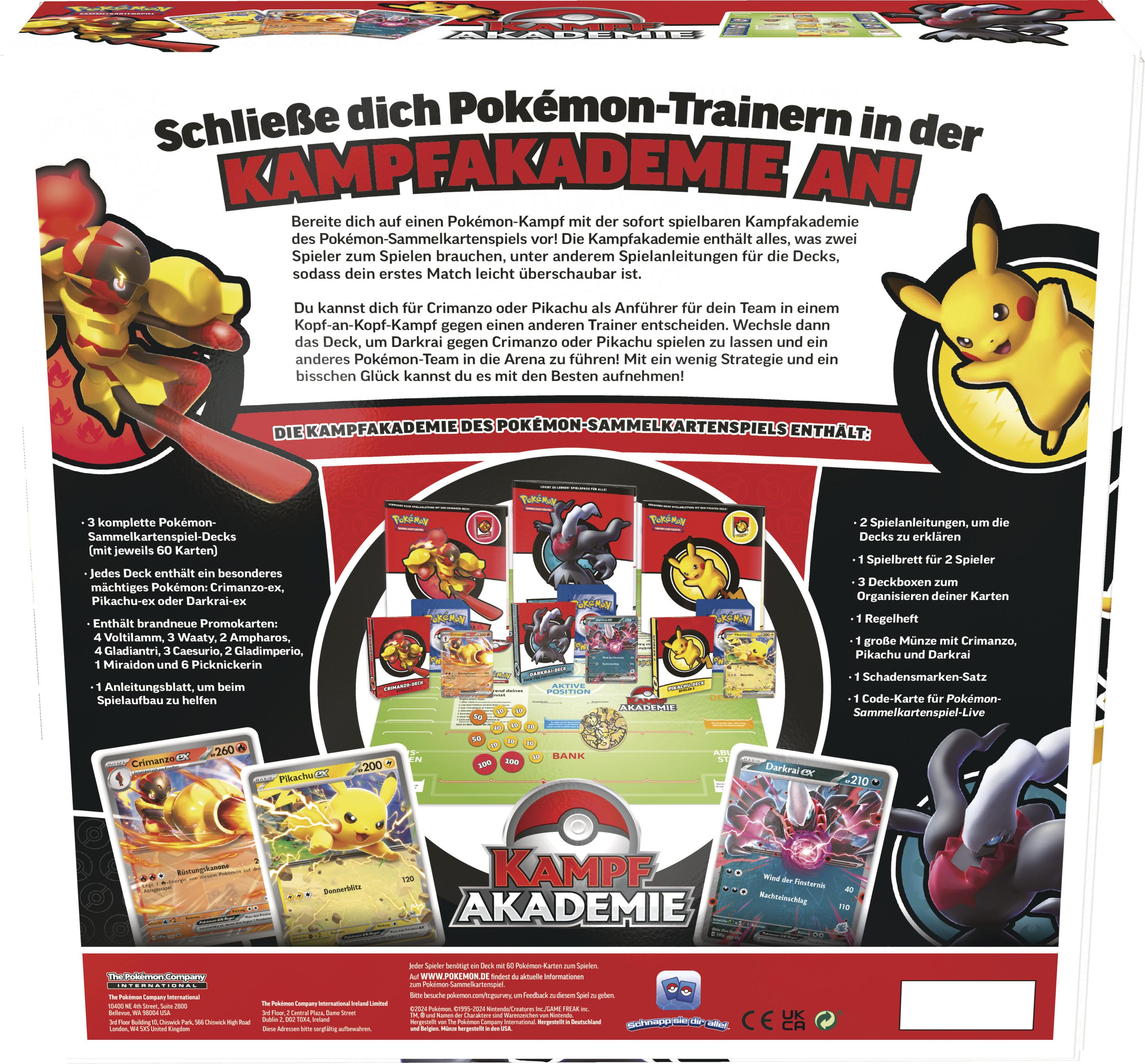 Produktbild POKÉMON Sammelkartenspiel - Kampfakademie 2024 DE 2 von 5