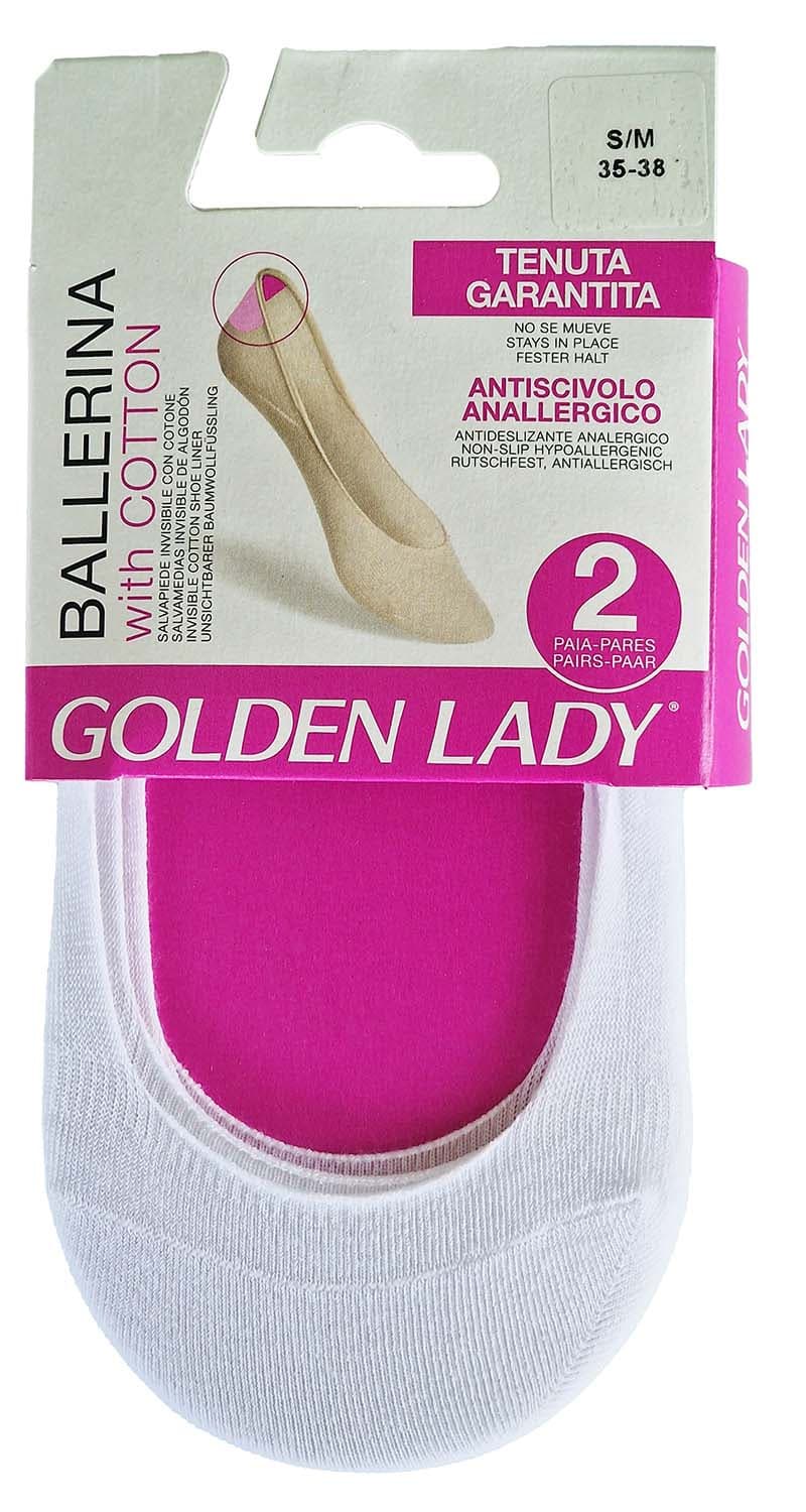 Damen Füßlinge Ballerina 2er Pack
