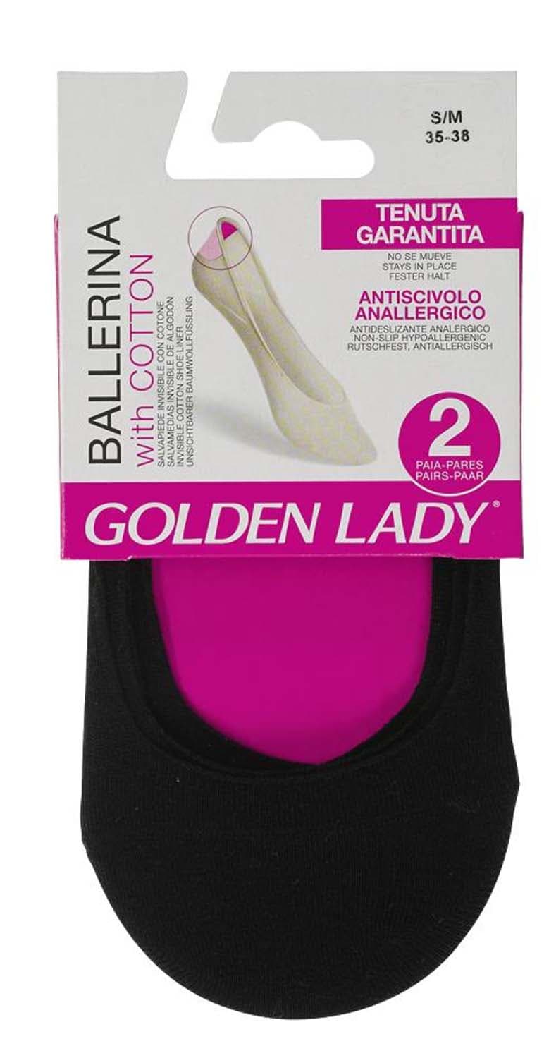 Damen Füßlinge Ballerina 2er Pack