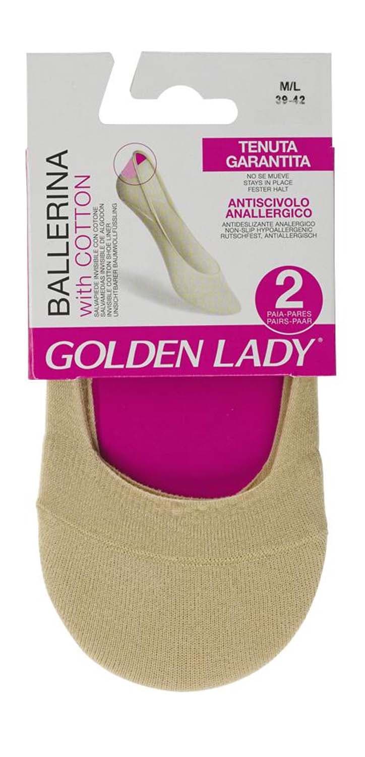 Damen Füßlinge Ballerina 2er Pack