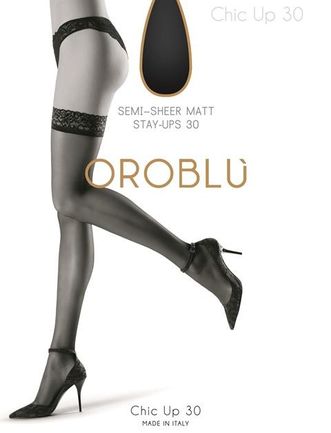 Produktbild OROBLU Damen Halterlose Strümpfe Chic Up Daily 30 DEN 2 von 3