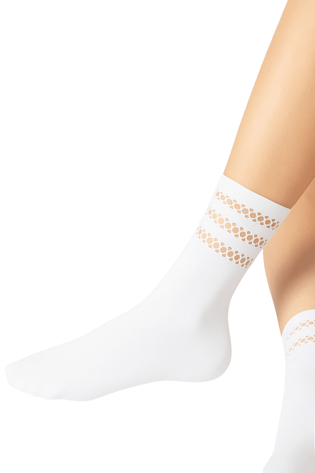 OROBLU Damen Söckchen Twins decorated Socks 50 DEN 2er Pack