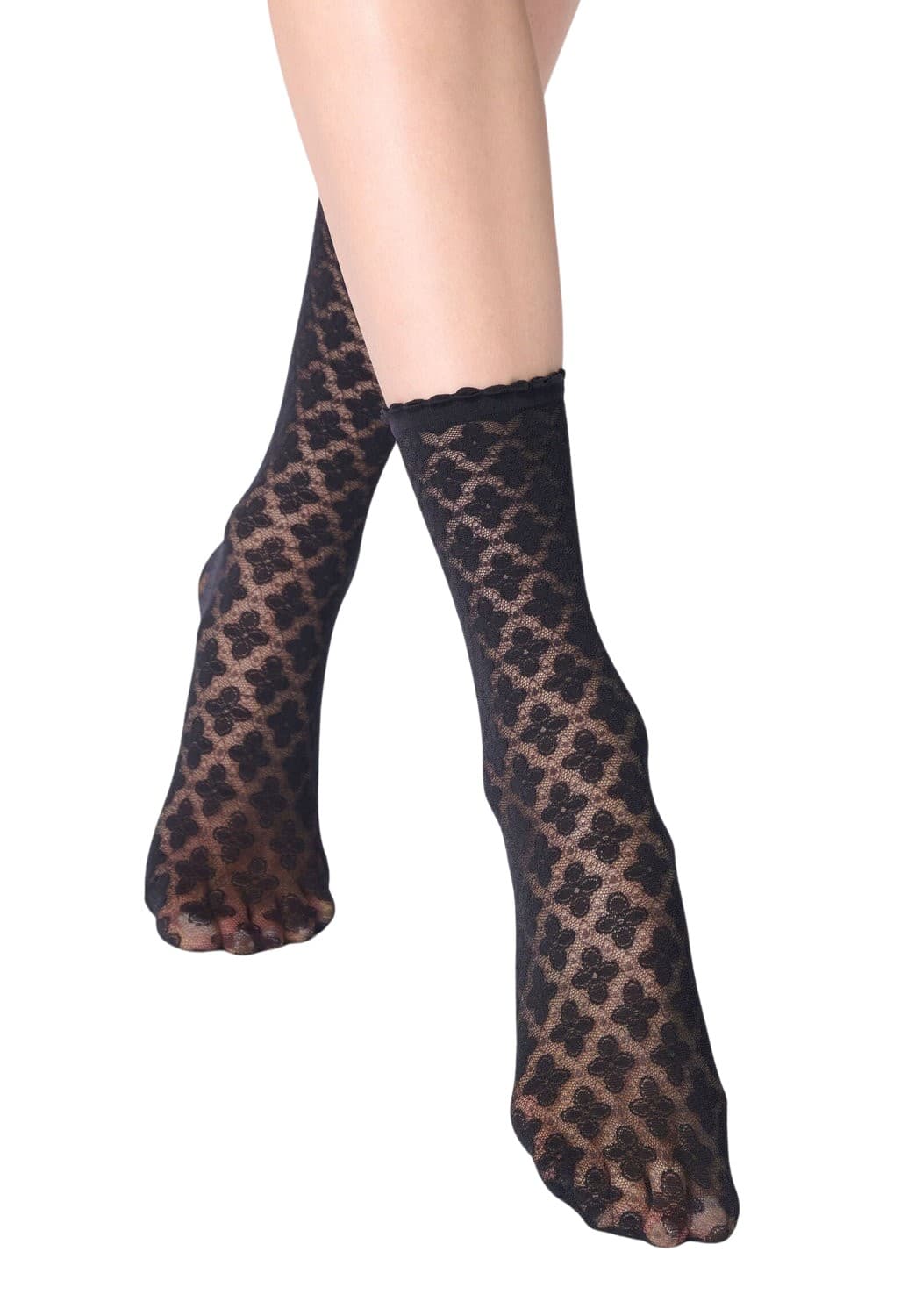 OROBLU Damen Söckchen Macrame 30 DEN