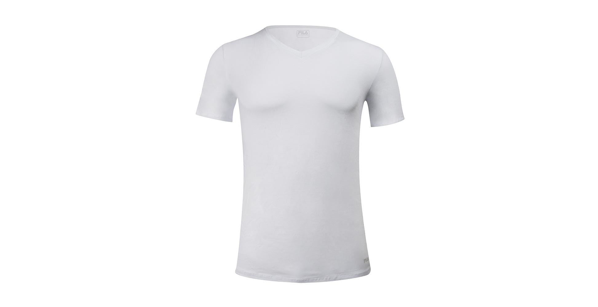 Produktbild FILA Herren  V-Neck Undershirt mit Logo Print 5 von 5