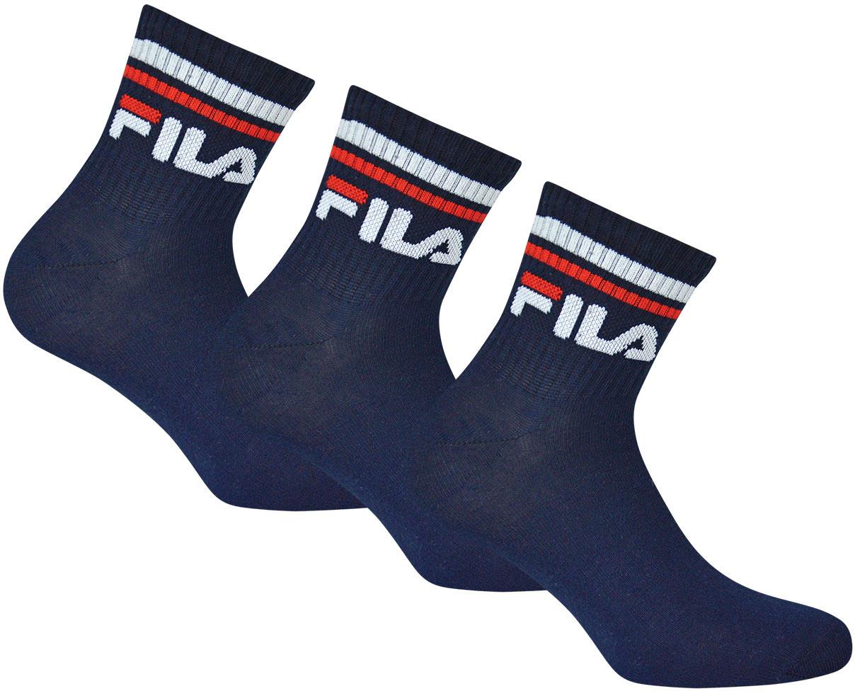 FILA Unisex Kurzsocken Quarter 3er Pack