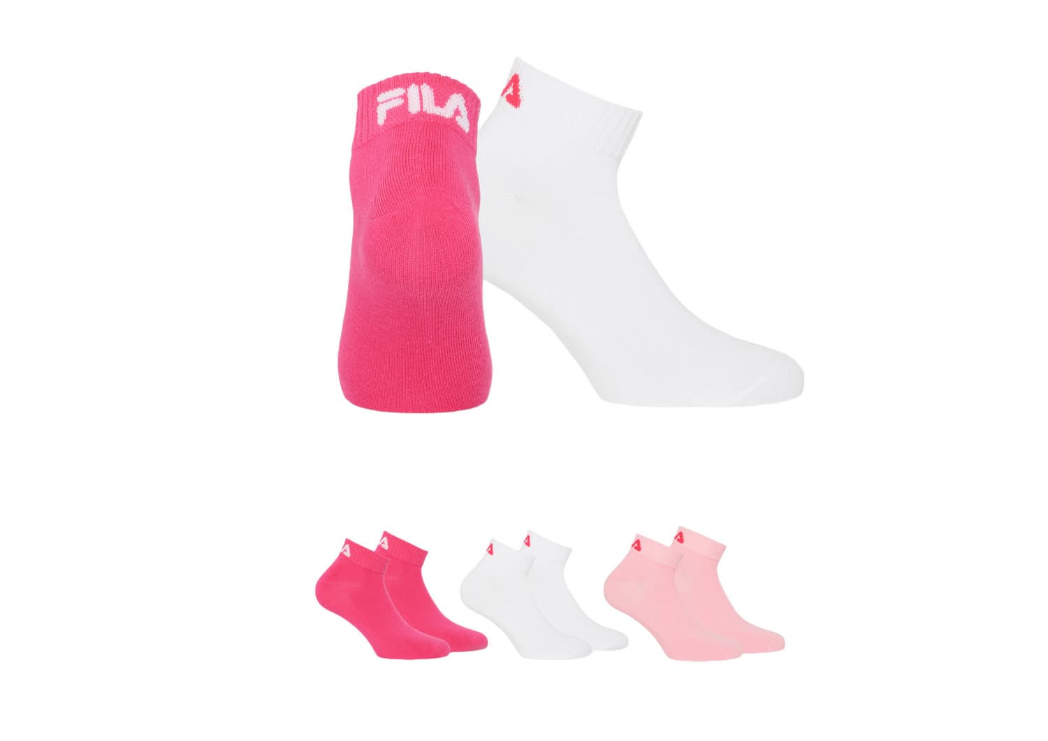 FILA Damen Kurzsocken 3er Pack