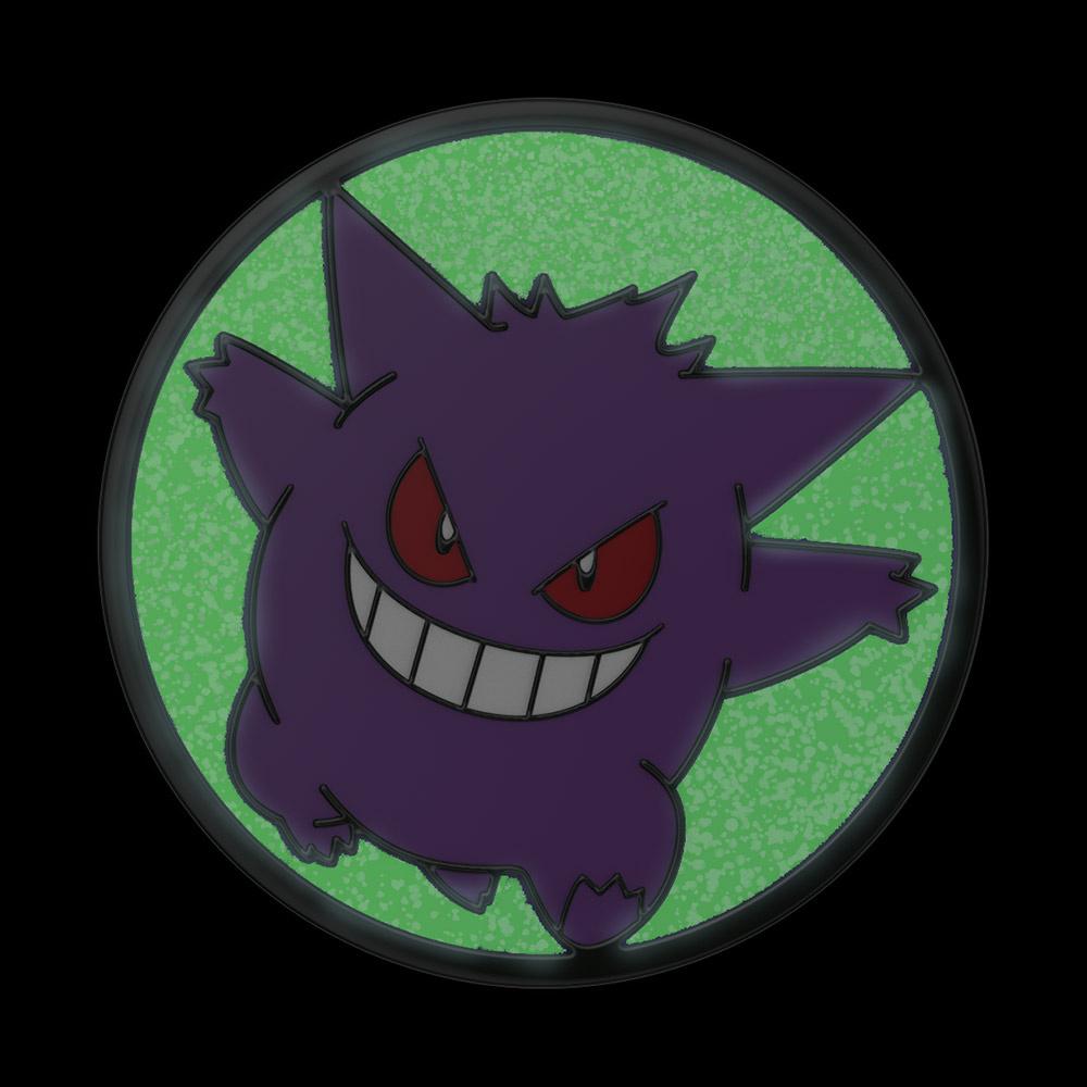 PopGrip - ausziehbarer Handy-Griff Handyhalter - Pokémon Enamel Glow in the Dark Gengar