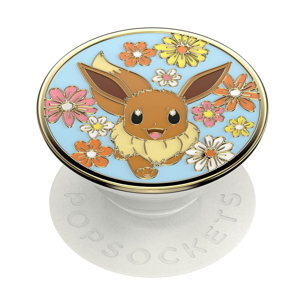 PopGrip - ausziehbarer Handy-Griff Handyhalter - Pokémon Enamel Floral Eevee