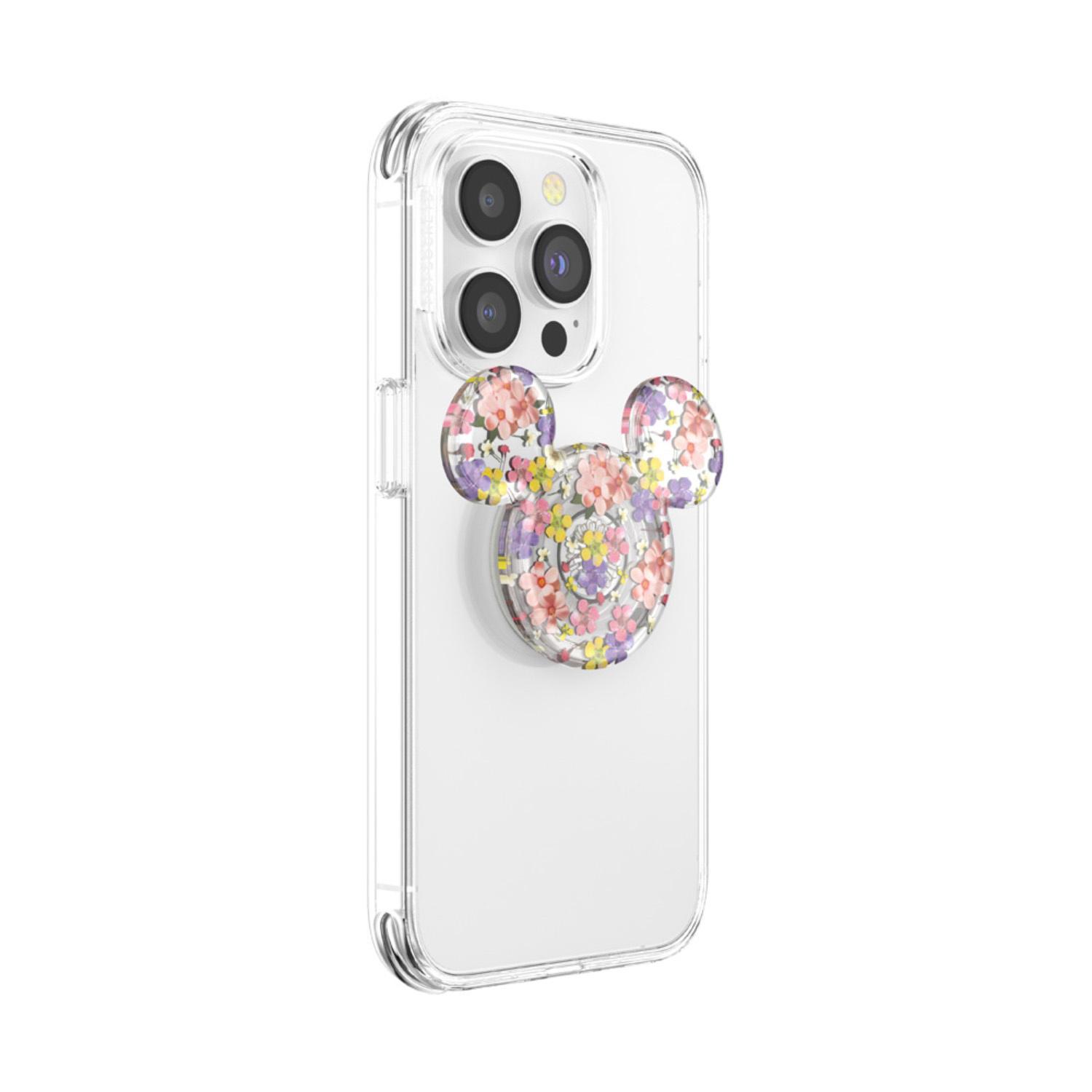 Produktbild PopGrip - ausziehbarer Handy-Griff Handyhalter - Earridescent Mickey Cascading Flowers 5 von 9