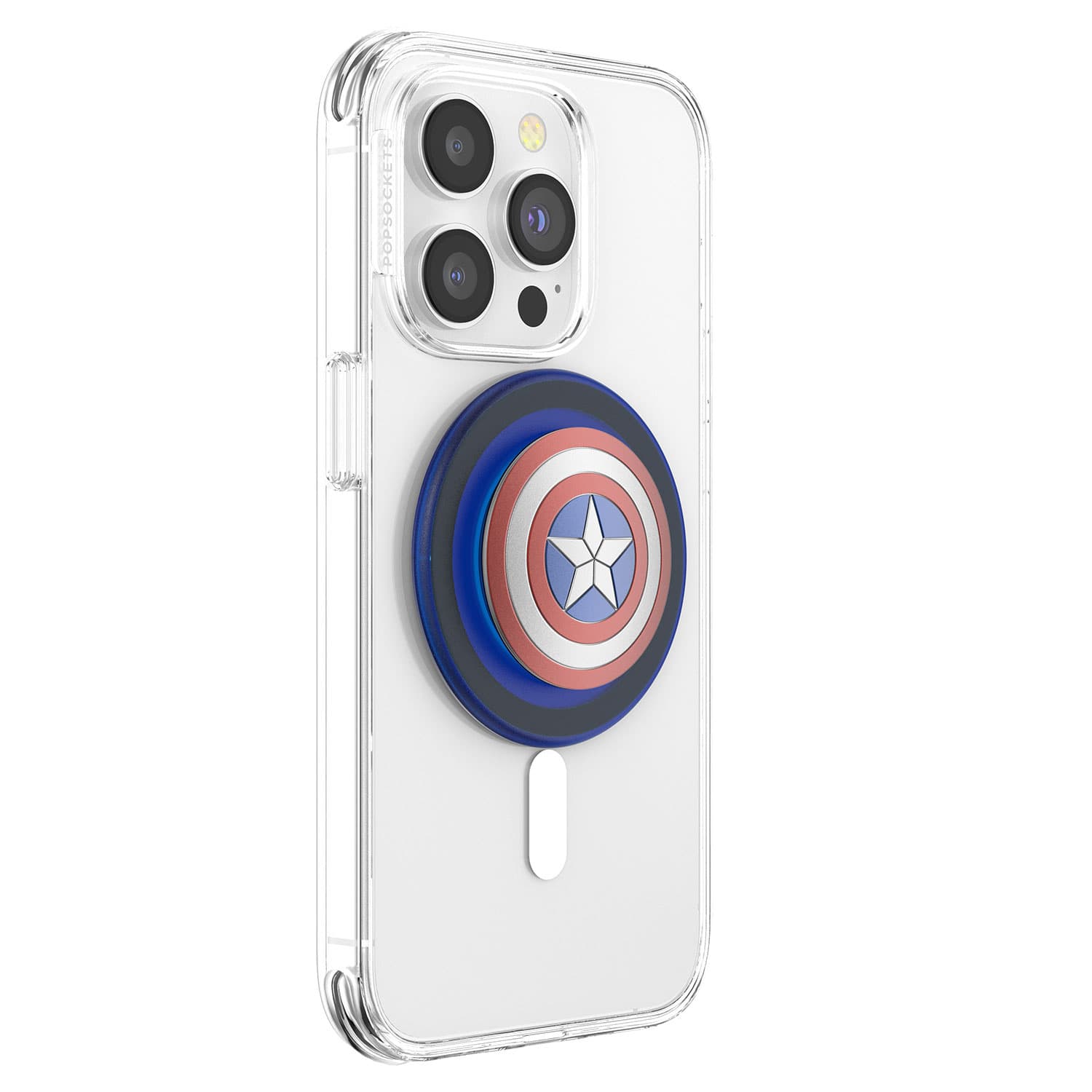 Produktbild PopGrip Premium  für MagSafe rund - ausziehbarer Handy-Griff Handyhalter -  Enamel Captain America 5 von 6