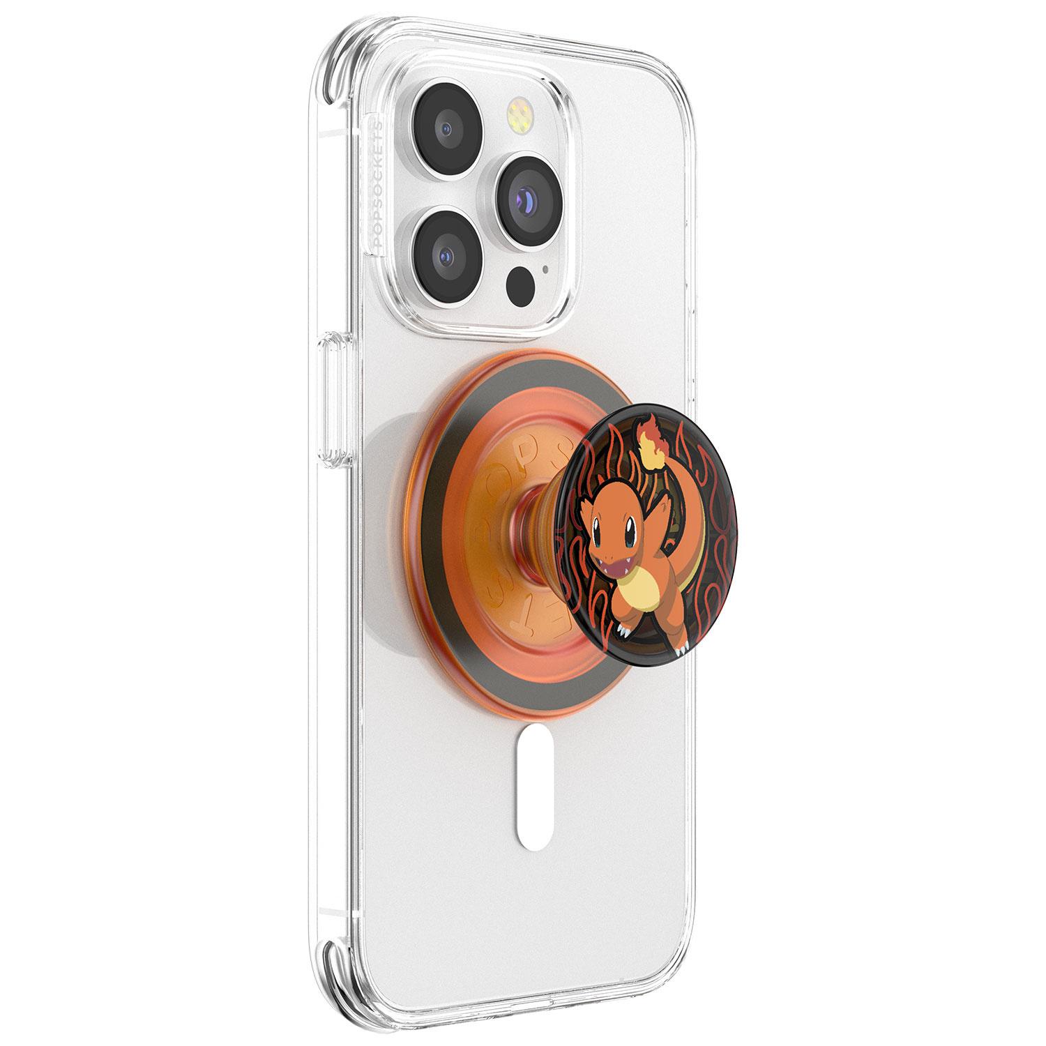 Produktbild PopGrip Premium  für MagSafe rund - ausziehbarer Handy-Griff Handyhalter -  Charmander Flame 5 von 6