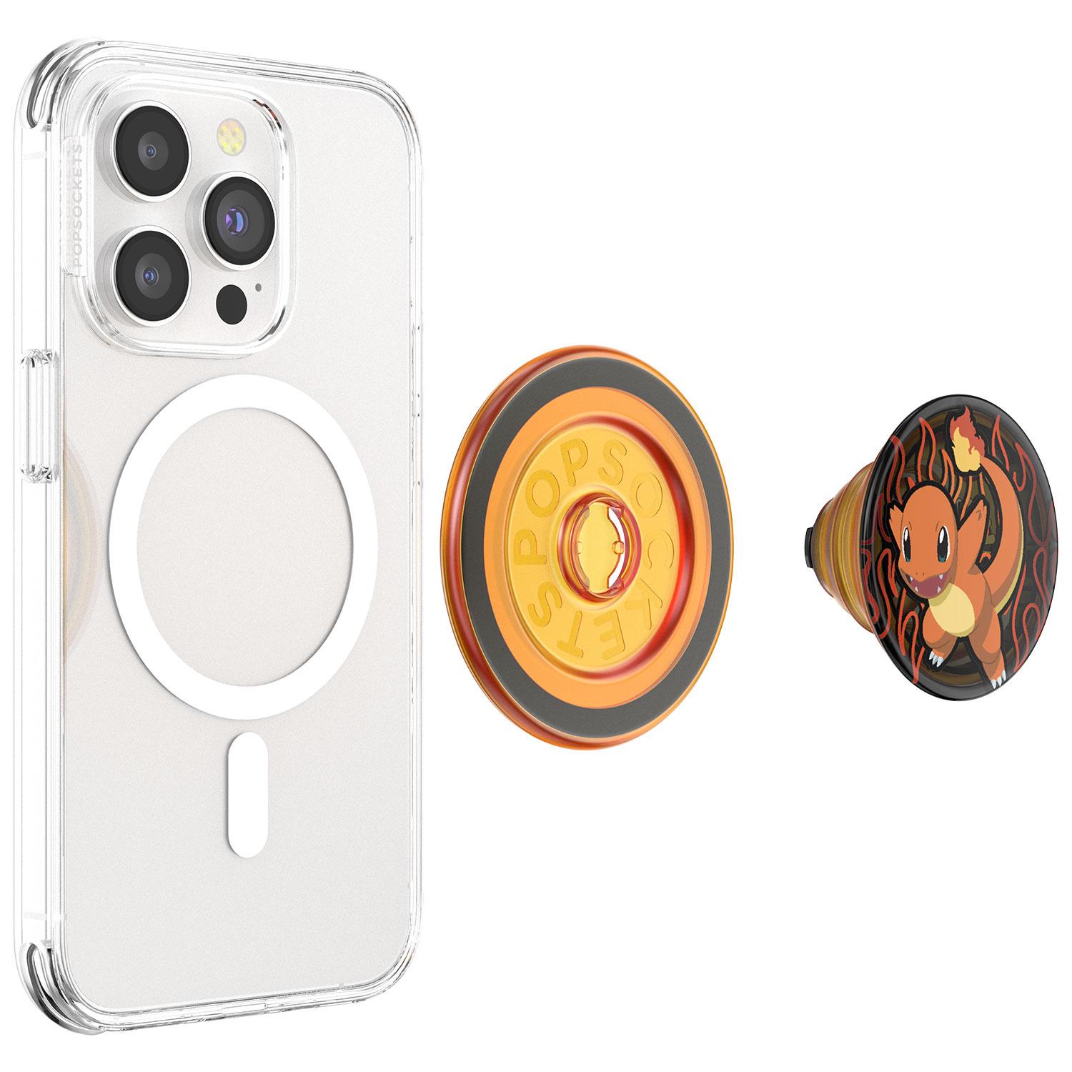 Produktbild PopGrip Premium  für MagSafe rund - ausziehbarer Handy-Griff Handyhalter -  Charmander Flame 6 von 6