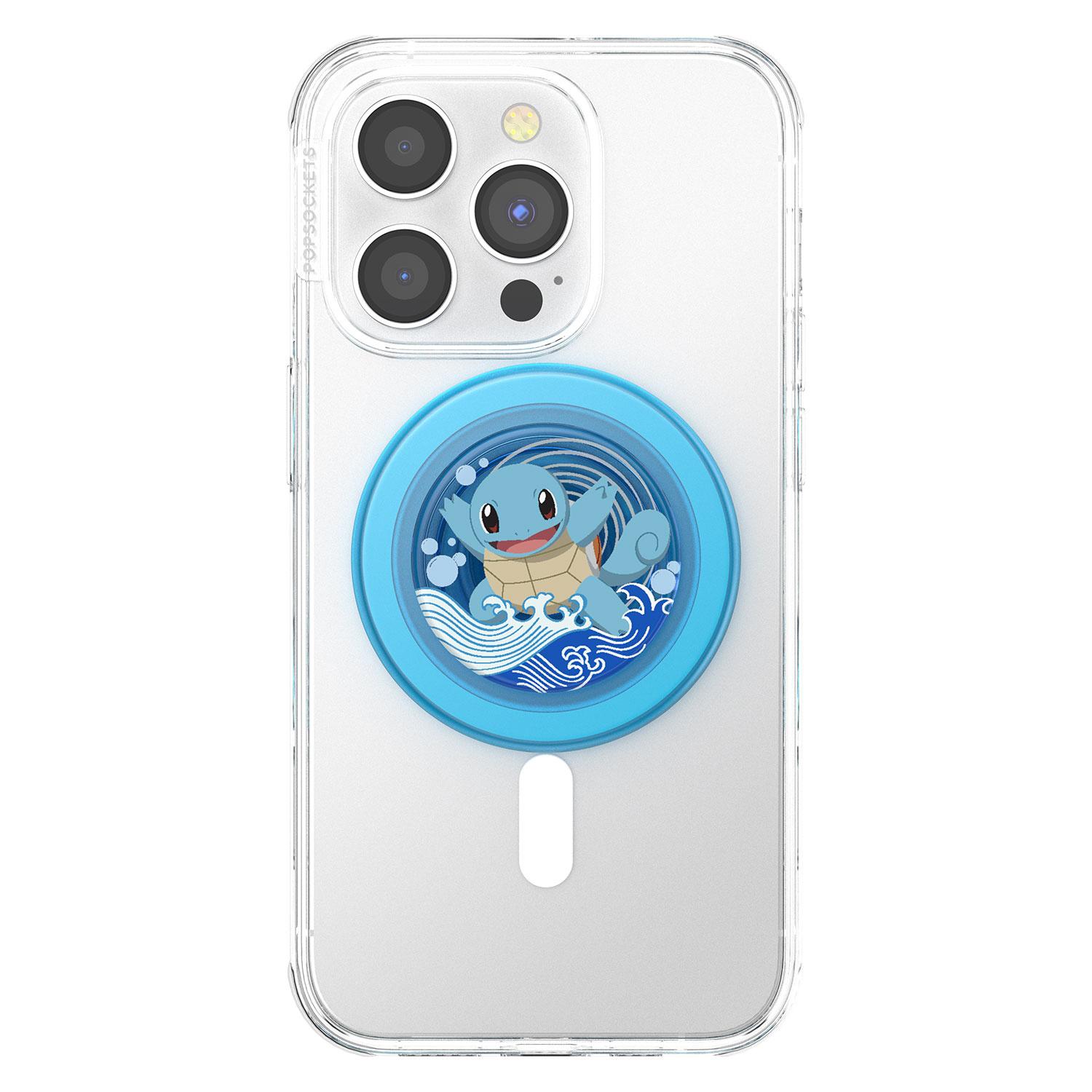 Produktbild PopGrip Premium  für MagSafe rund - ausziehbarer Handy-Griff Handyhalter - Squirtle  Water 5 von 6