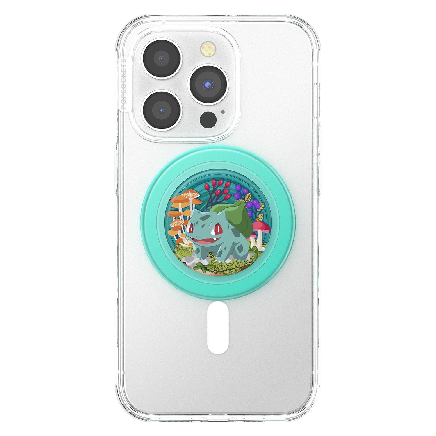 Produktbild PopGrip Premium  für MagSafe rund - ausziehbarer Handy-Griff Handyhalter -  Bulbasaur Mint 5 von 6