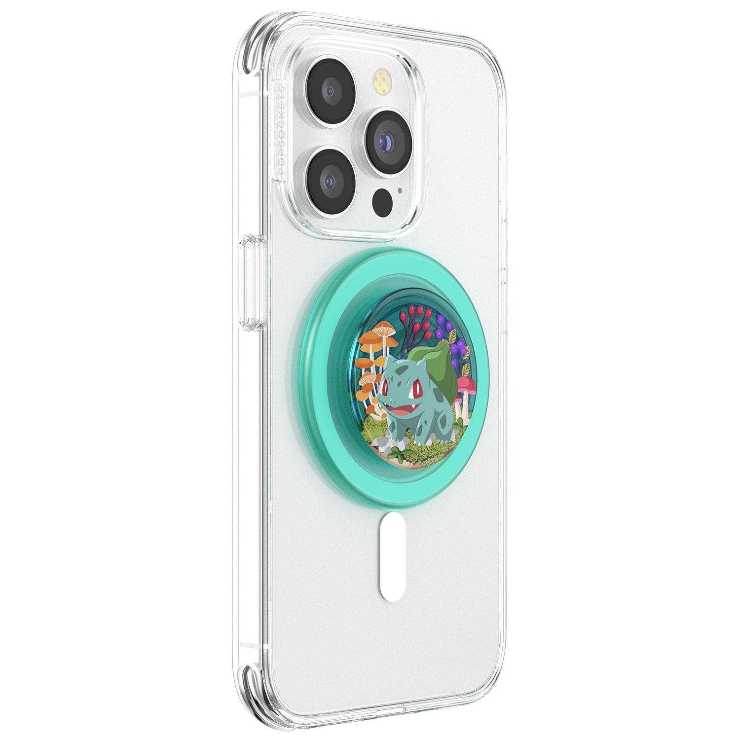 Produktbild PopGrip Premium  für MagSafe rund - ausziehbarer Handy-Griff Handyhalter -  Bulbasaur Mint 4 von 6