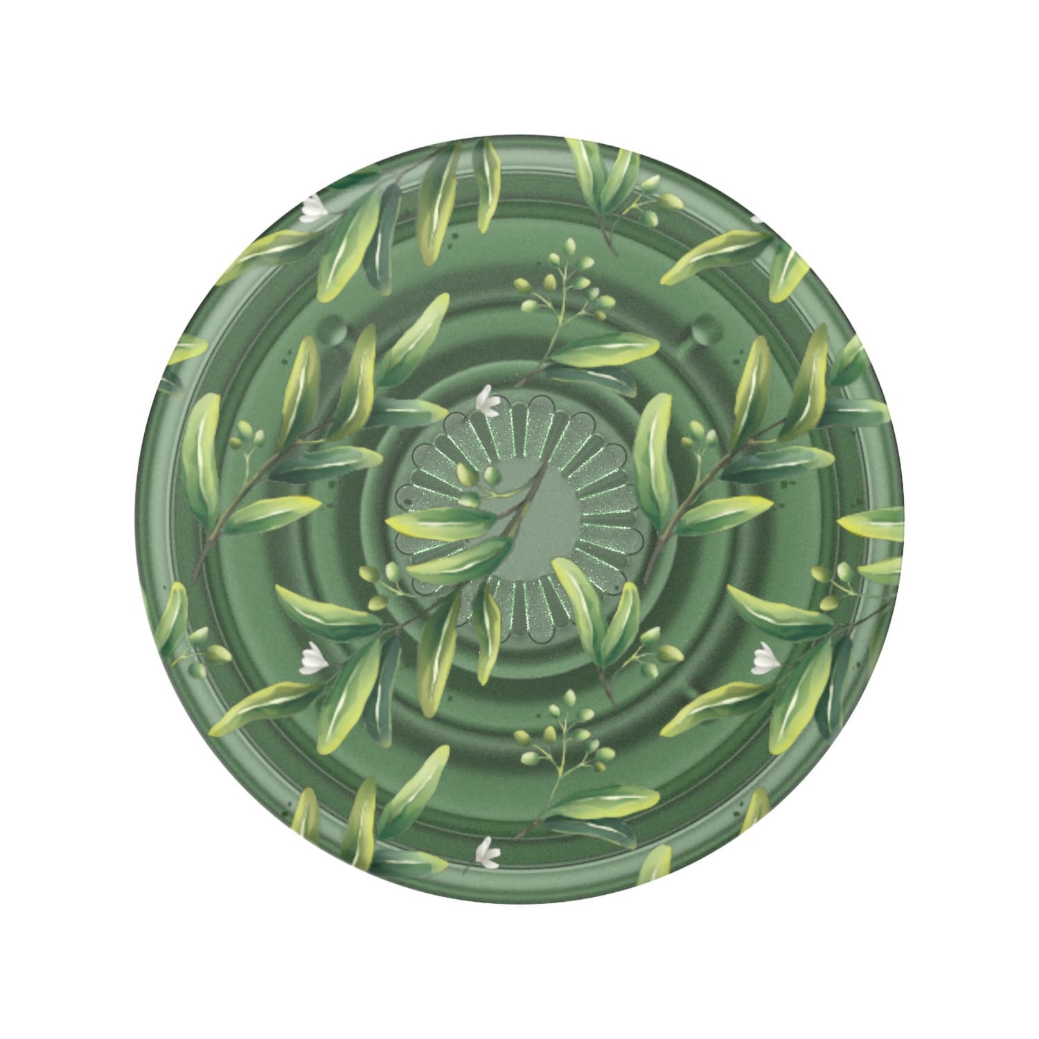 PopSockets PopGrip - ausziehbarer Handy-Griff Handyhalter PlantCore Grip Olive
