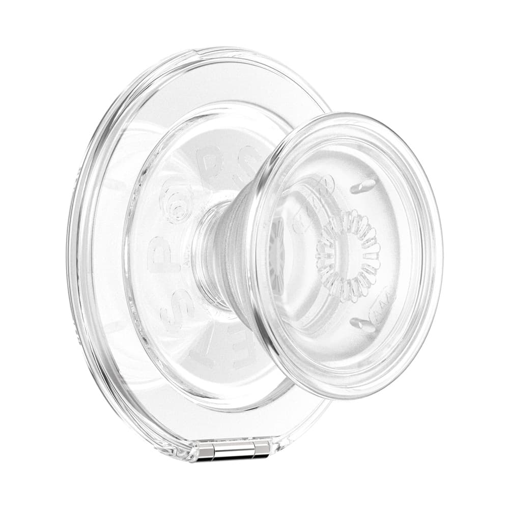 PopSockets PopGrip - ausziehbarer Handy-Griff Handyhalter für MagSafe Kick-Out Grip & Stand Clear