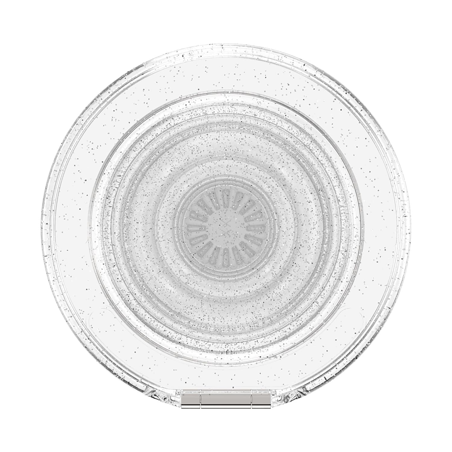 PopSockets PopGrip - ausziehbarer Handy-Griff Handyhalter für MagSafe Kick-Out Clear Glitter