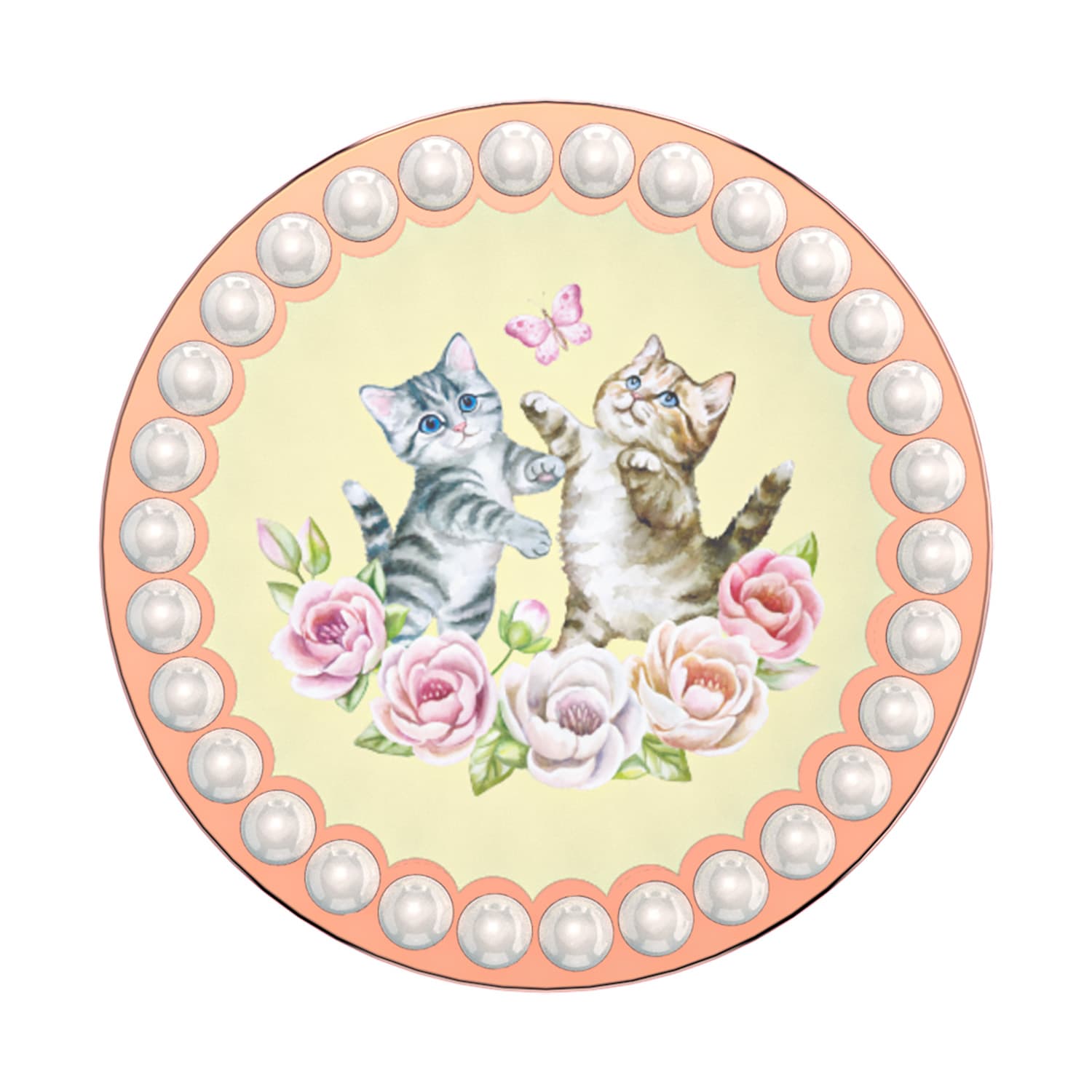PopSockets PopGrip - ausziehbarer Handy-Griff Handyhalter PopTop Combo Kitty Cameo