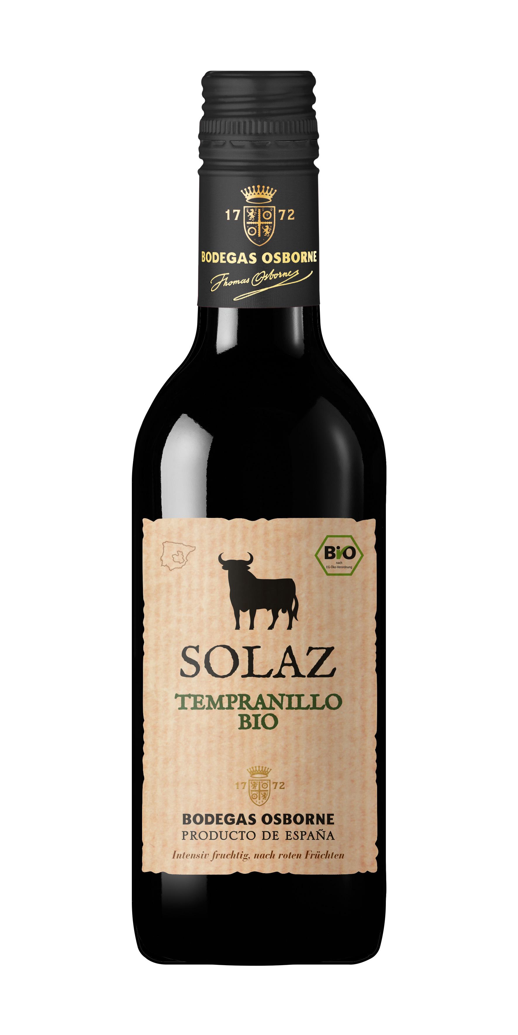 Rotwein Osborne Solaz Tempranillo