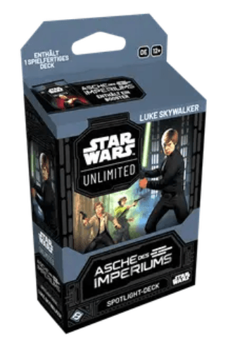 Star Wars: Unlimited – Asche des Imperiums Spotlight Deck Luke Skywalker – Deutsch