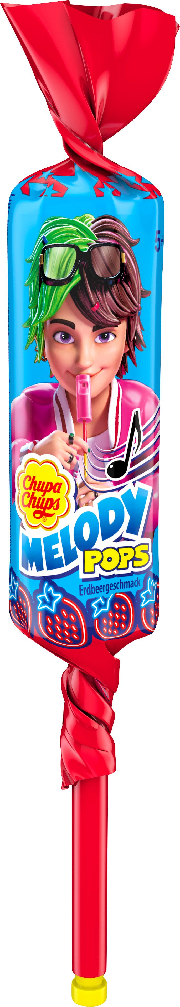 Chupa Chups Melody Pops Erdbeere