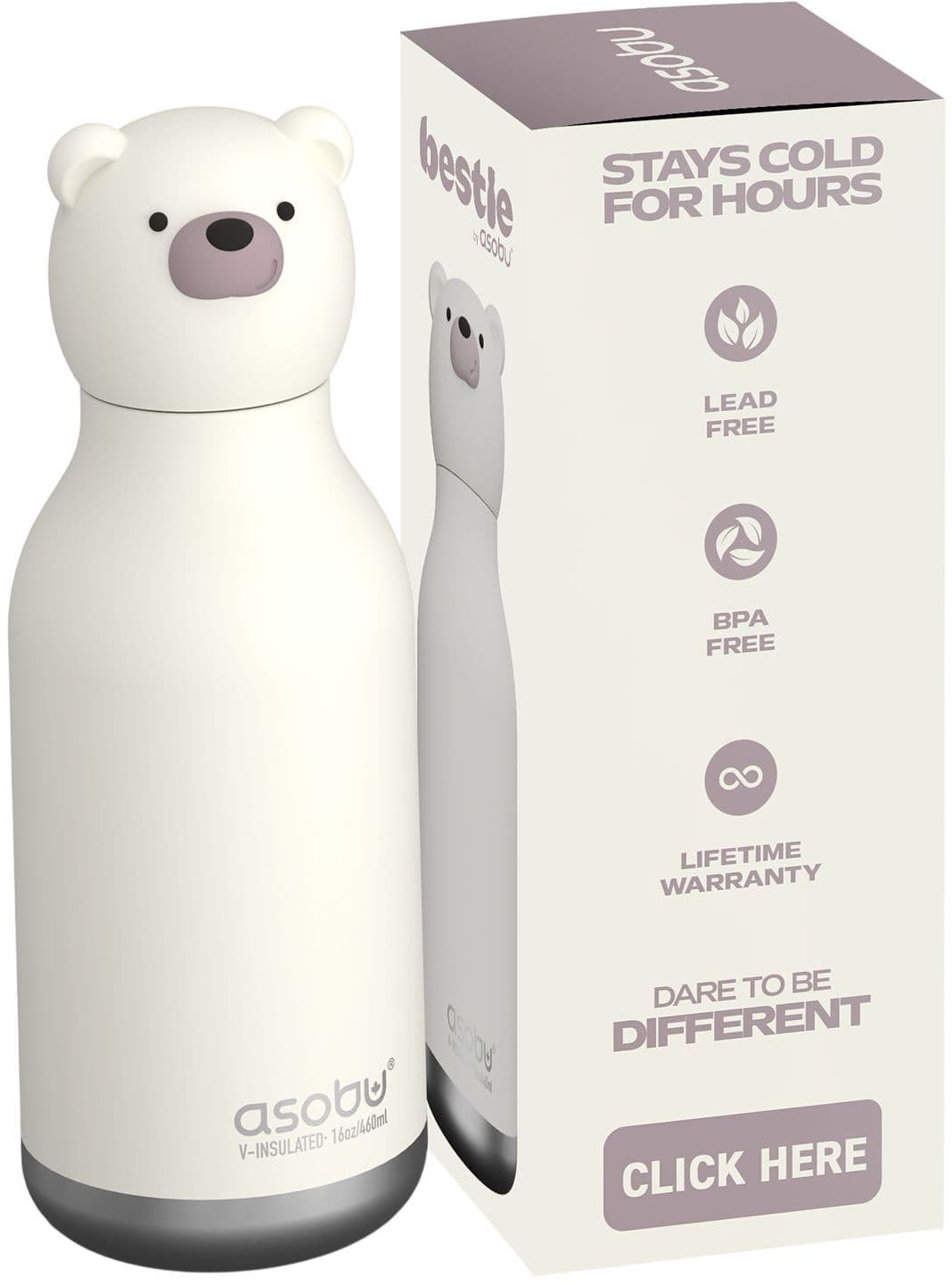 asobu® Trinkflasche Eisbär 460ml