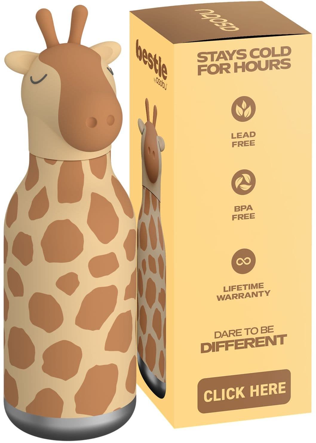 asobu® Trinkflasche Giraffe 460ml