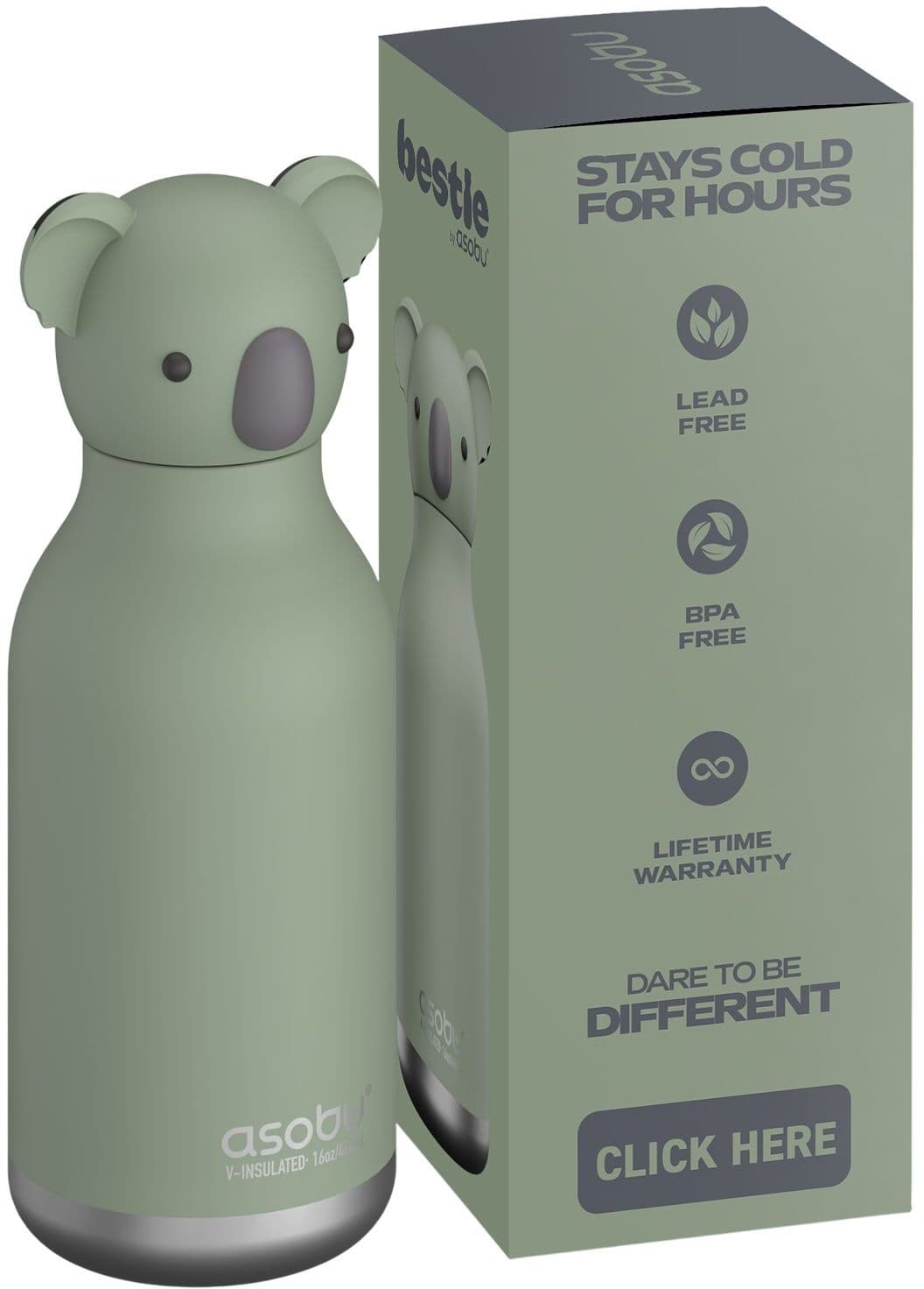 asobu® Trinkflasche Koala 460ml
