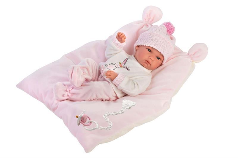 Llorens Bimba rosa 35cm grosse New Born Puppe 1063556