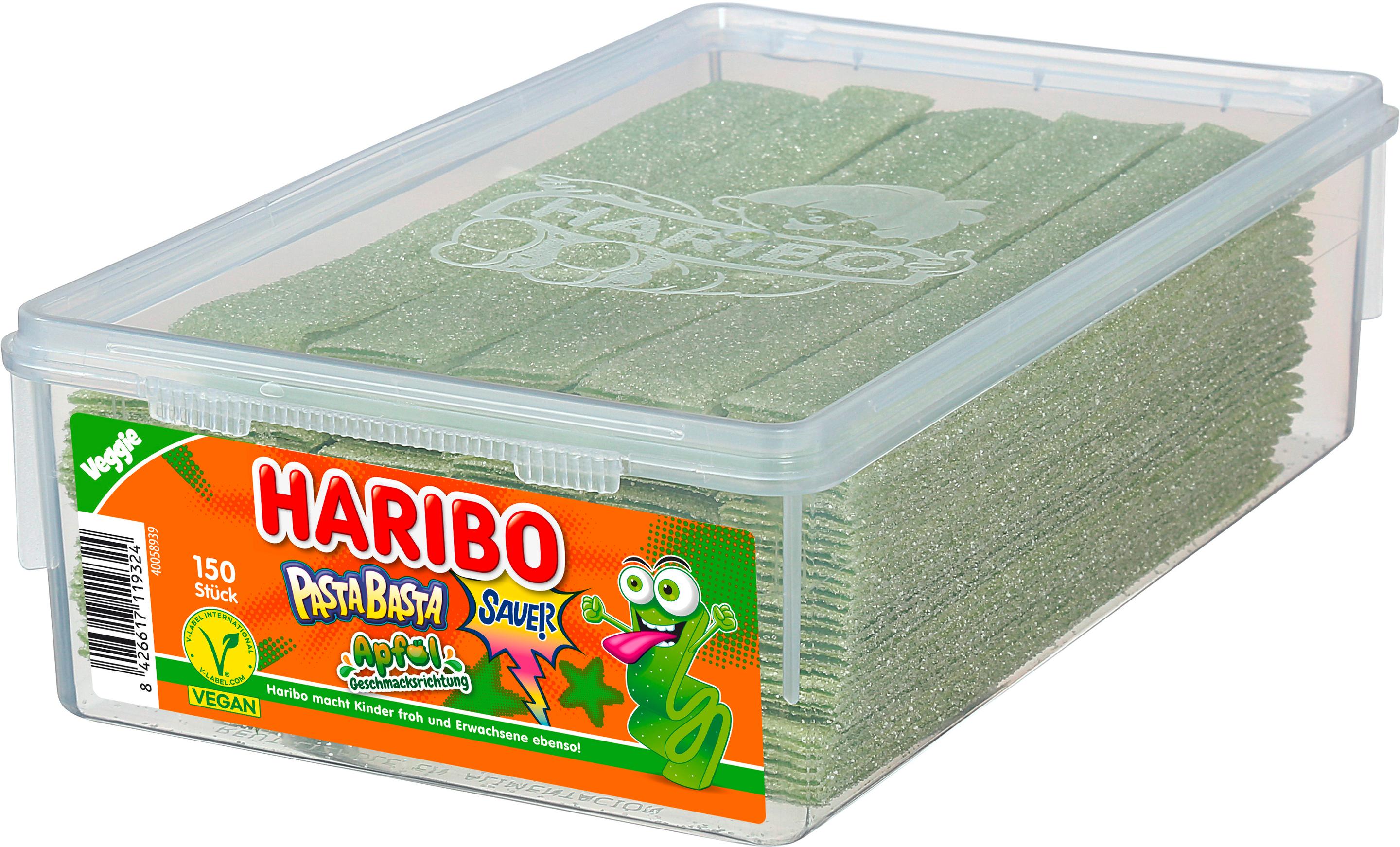 Produktbild Haribo Fruchtgummi Pasta Basta Apfel Sauer Veggie 2 von 2