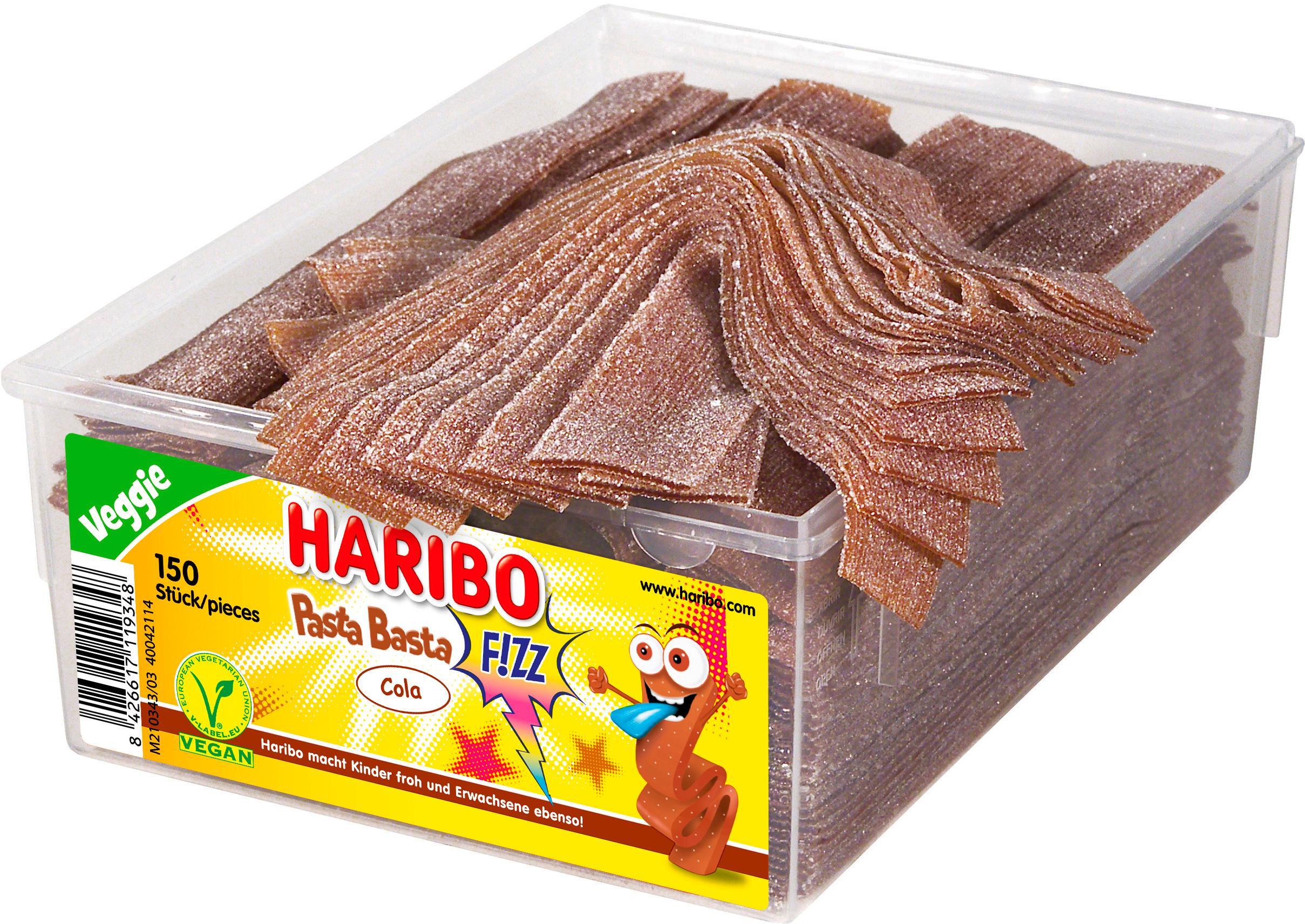 Haribo Fruchtgummi Pasta Basta Cola Sour Veggie
