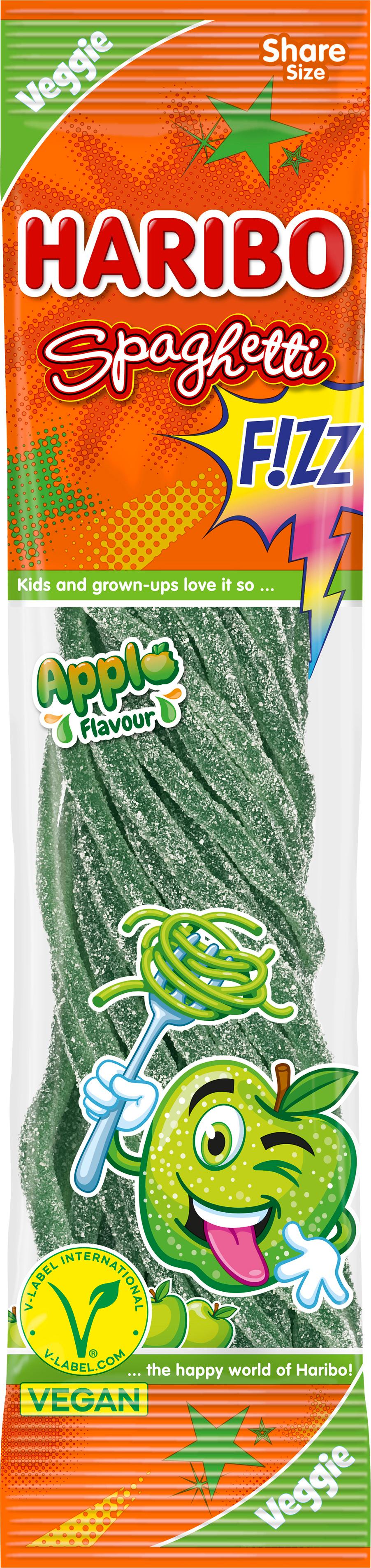 Haribo Fruchtgummi Spaghetti Apfel Sauer Veggie