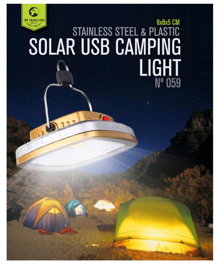 Produktbild BLACK COFFEE Solar Camping-Licht 2 von 4