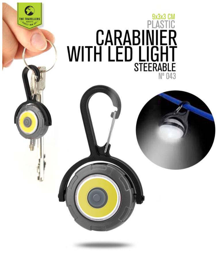 Produktbild BLACK COFFEE Karabiner mit LED-Licht 2 von 4