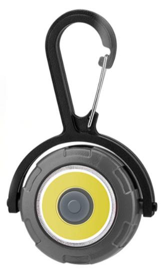 BLACK COFFEE Karabiner mit LED-Licht