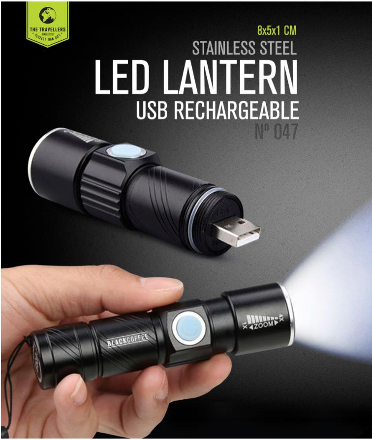 Produktbild BLACK COFFEE Taschenlampe mit LED-Licht 2 von 4