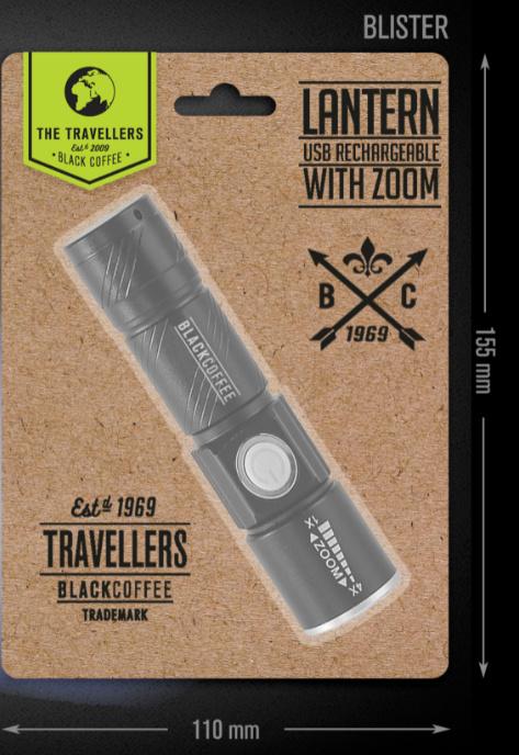 Produktbild BLACK COFFEE Taschenlampe mit LED-Licht 3 von 4