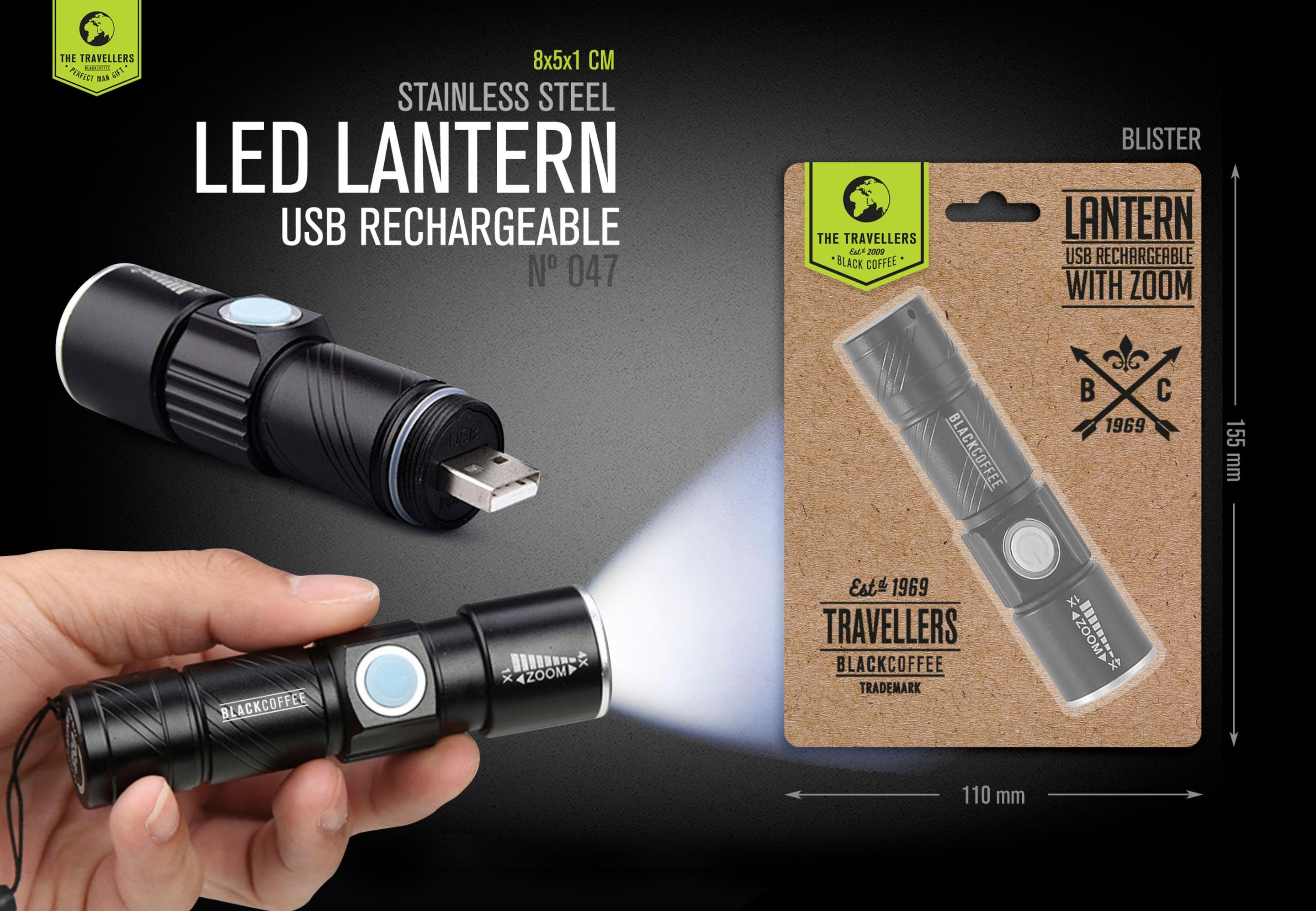 Produktbild BLACK COFFEE Taschenlampe mit LED-Licht 4 von 4