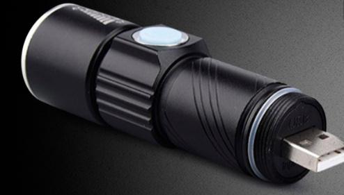 BLACK COFFEE Taschenlampe mit LED-Licht