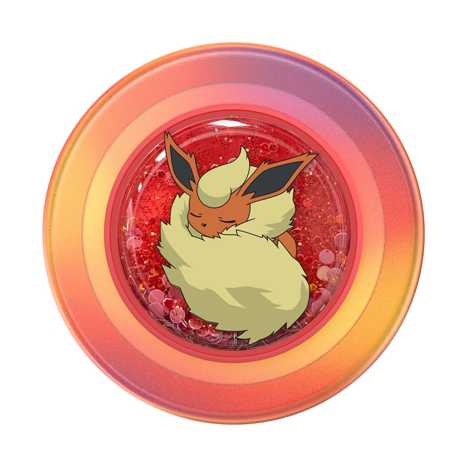 PopSockets PopGrip - ausziehbarer Handy-Griff Handyhalter für MagSafe Pokemon Tidepool Squishy Sleepy Flareon