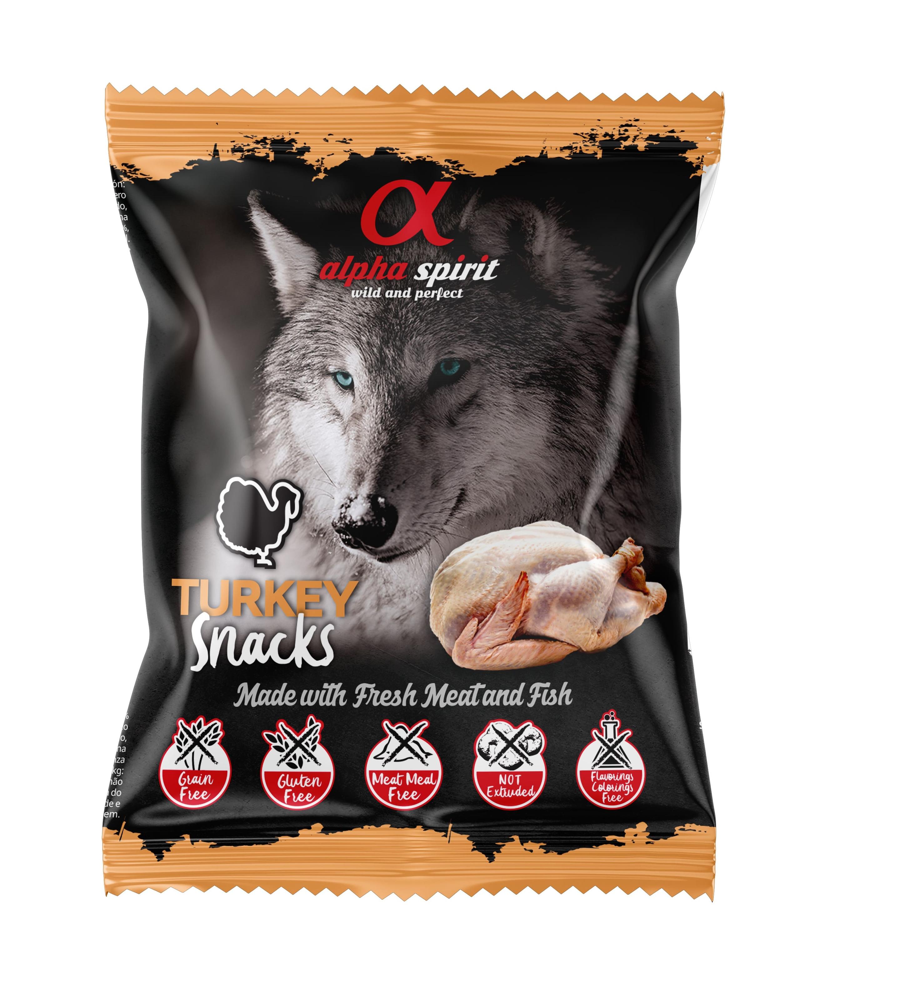 alpha spirit Dog Hundesnack Truthahn