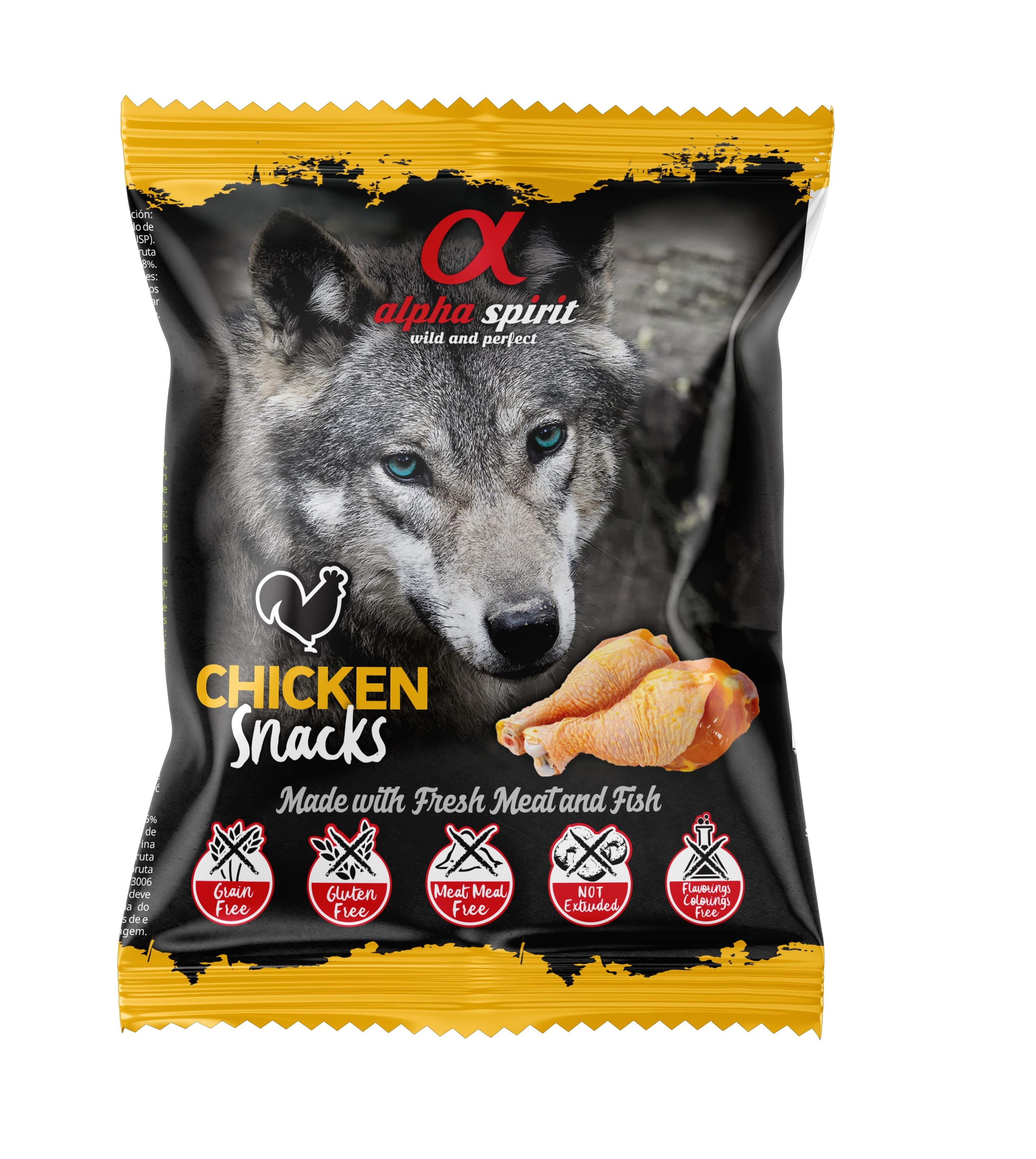 alpha spirit Dog Hundesnack Huhn