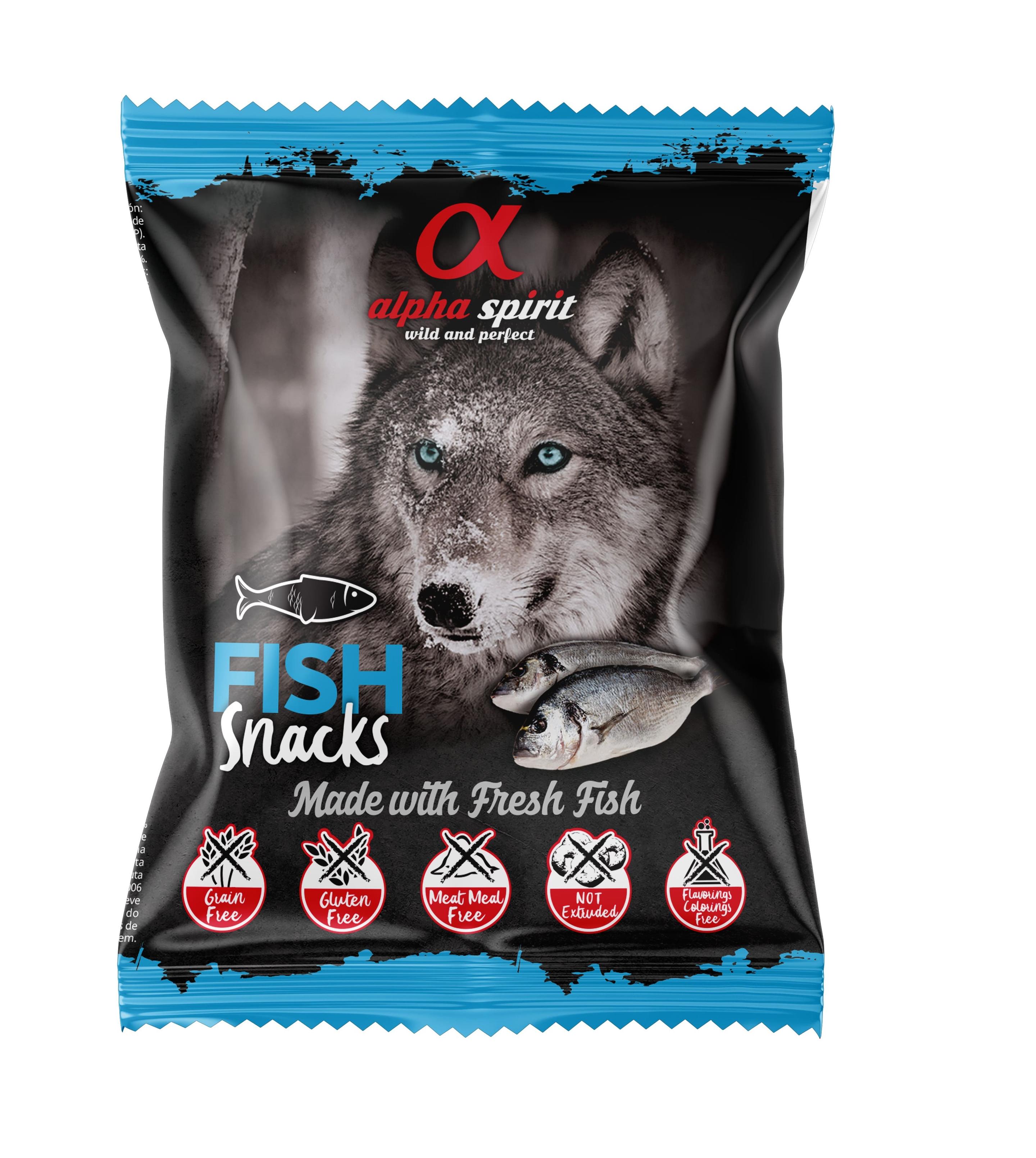 alpha spirit Dog Hundesnack Fisch