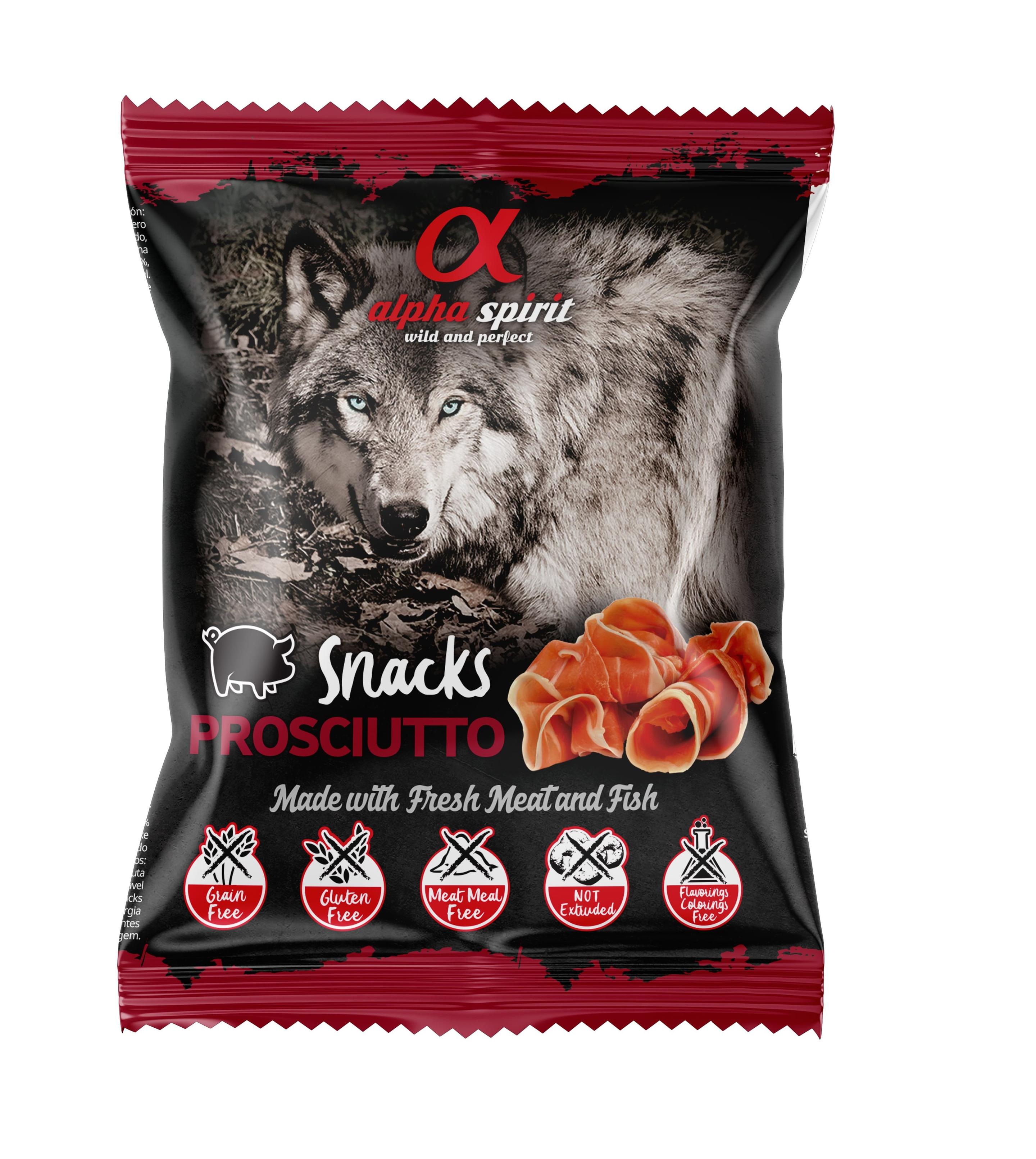 alpha spirit Dog Hundesnack Prosciutto