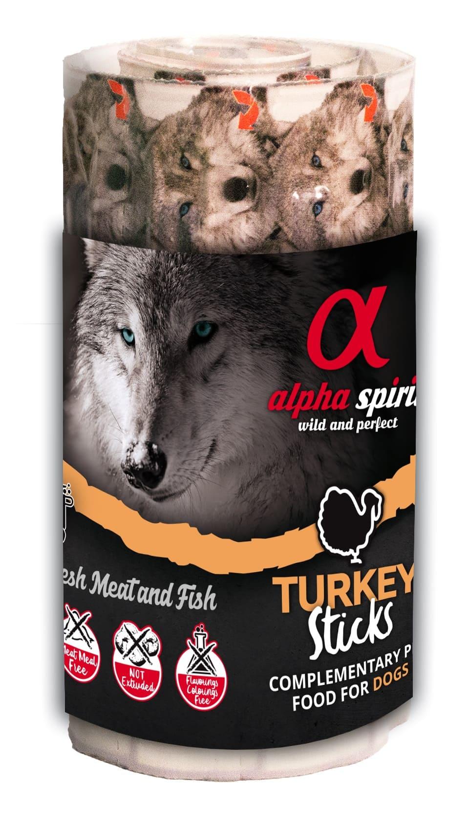 alpha spirit Dog Hundesnack Ristra Stick Truthahn 16er