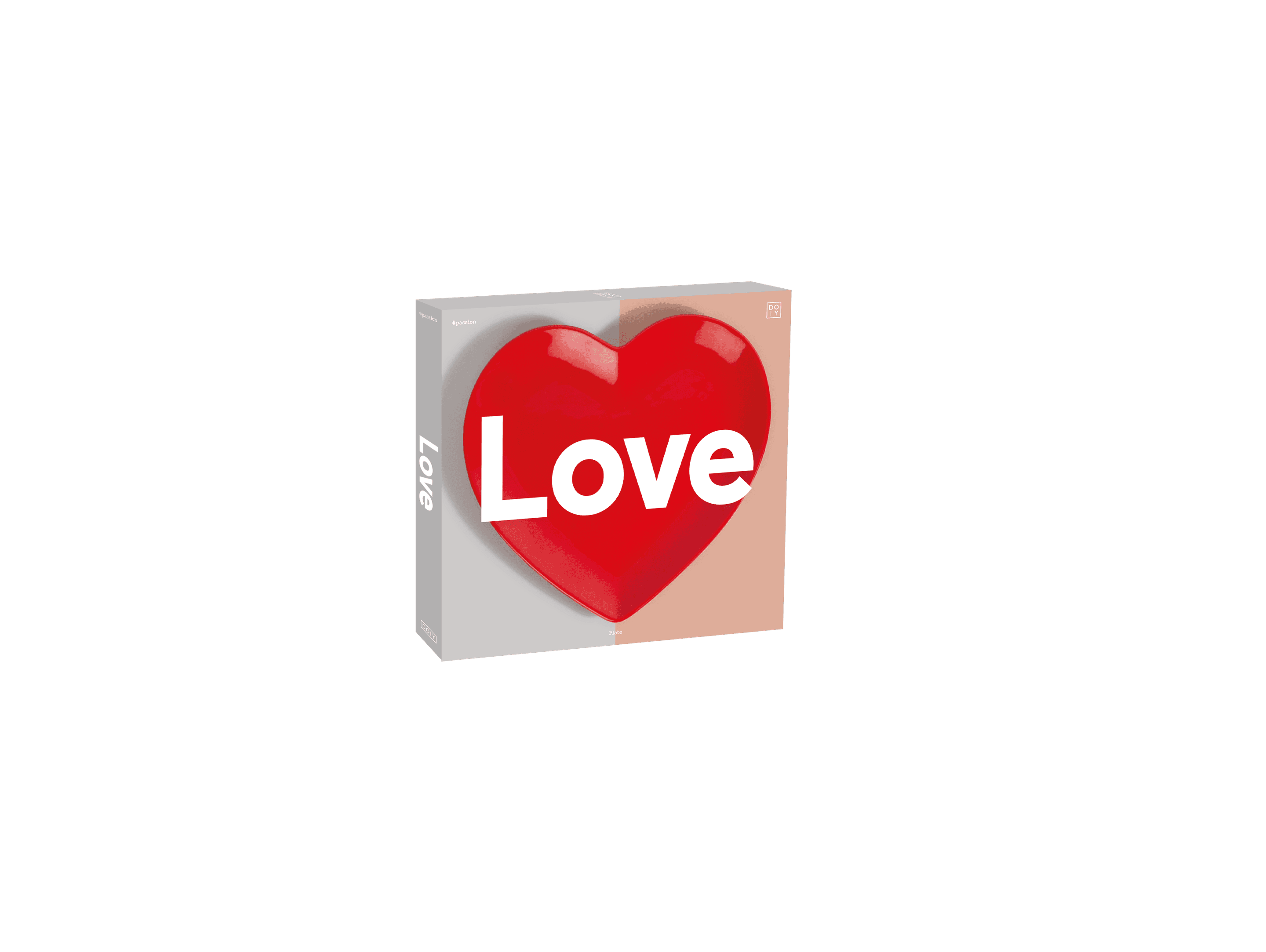 Produktbild DOIY Teller Love Herz 2 von 10