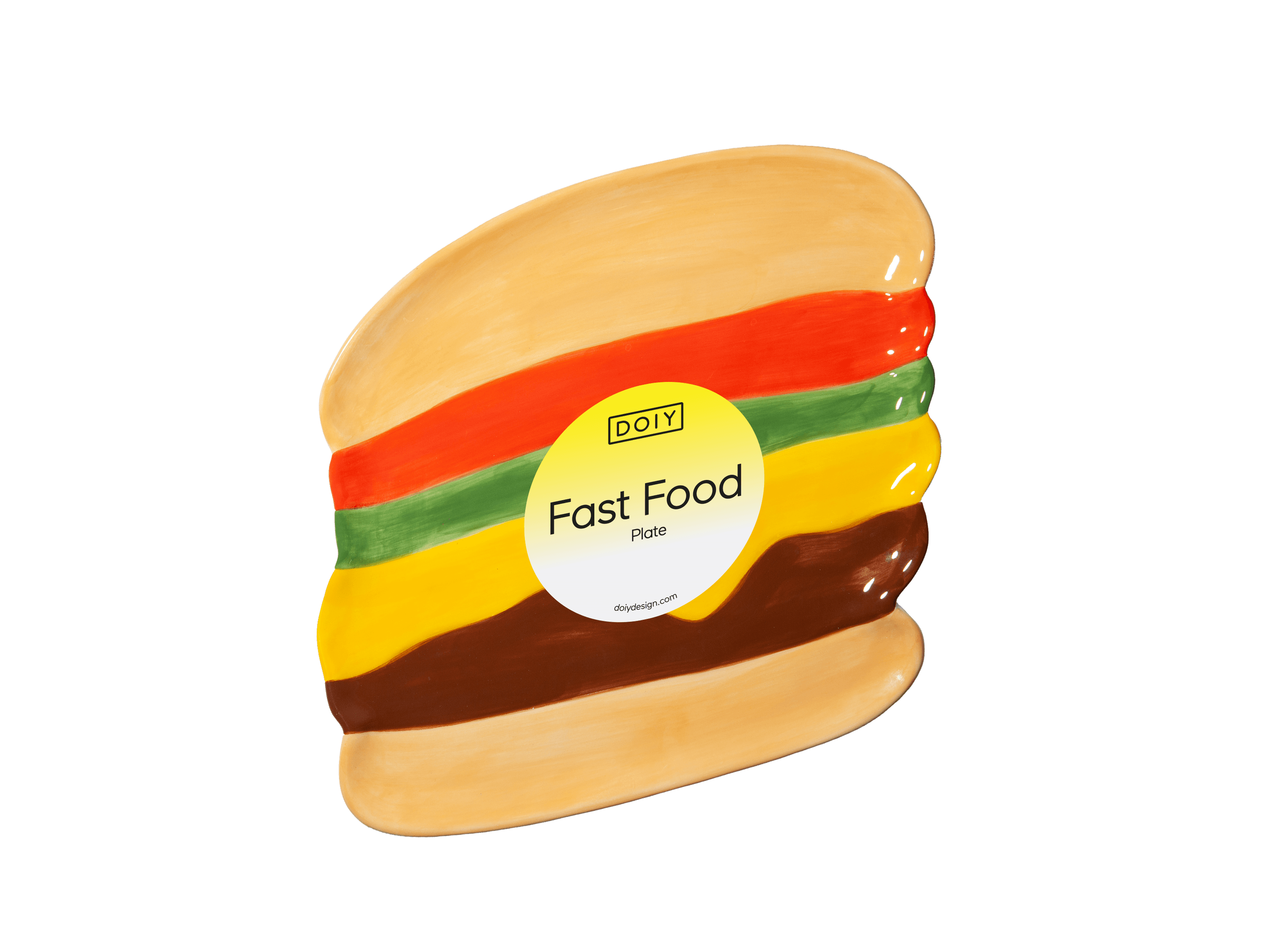 Produktbild DOIY Teller Fastfood Burger 4 von 11